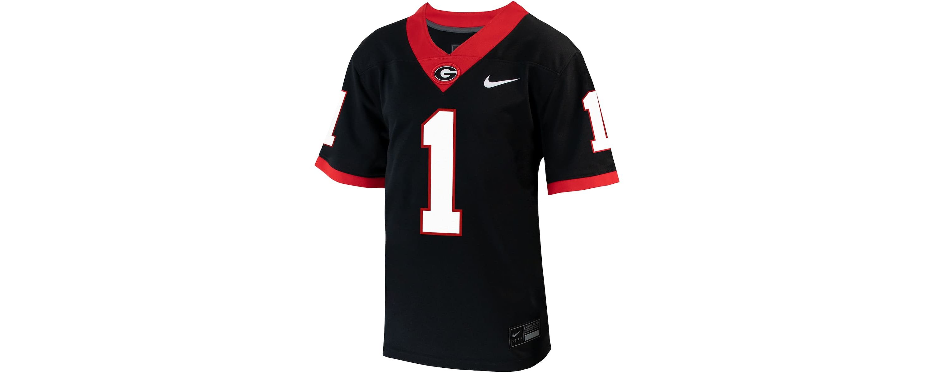 NCAA Nike #1 Georgia Bulldogs Untouchable Football Jersey