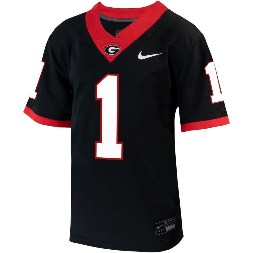 NCAA Nike #1 Georgia Bulldogs Untouchable Football Jersey