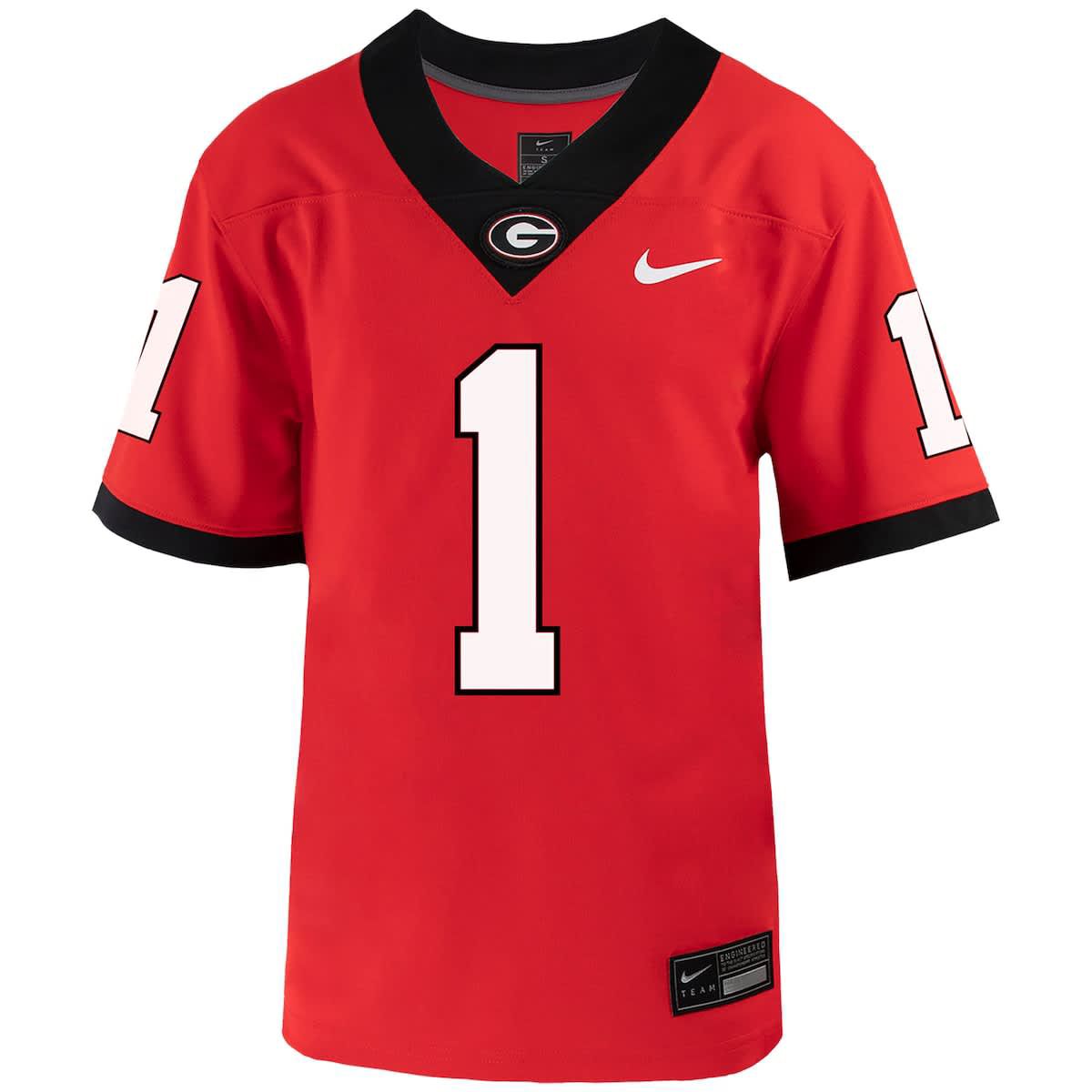 NCAA Nike #1 Georgia Bulldogs 1st Armored Division Old Ironsides Untouchable Football Jersey