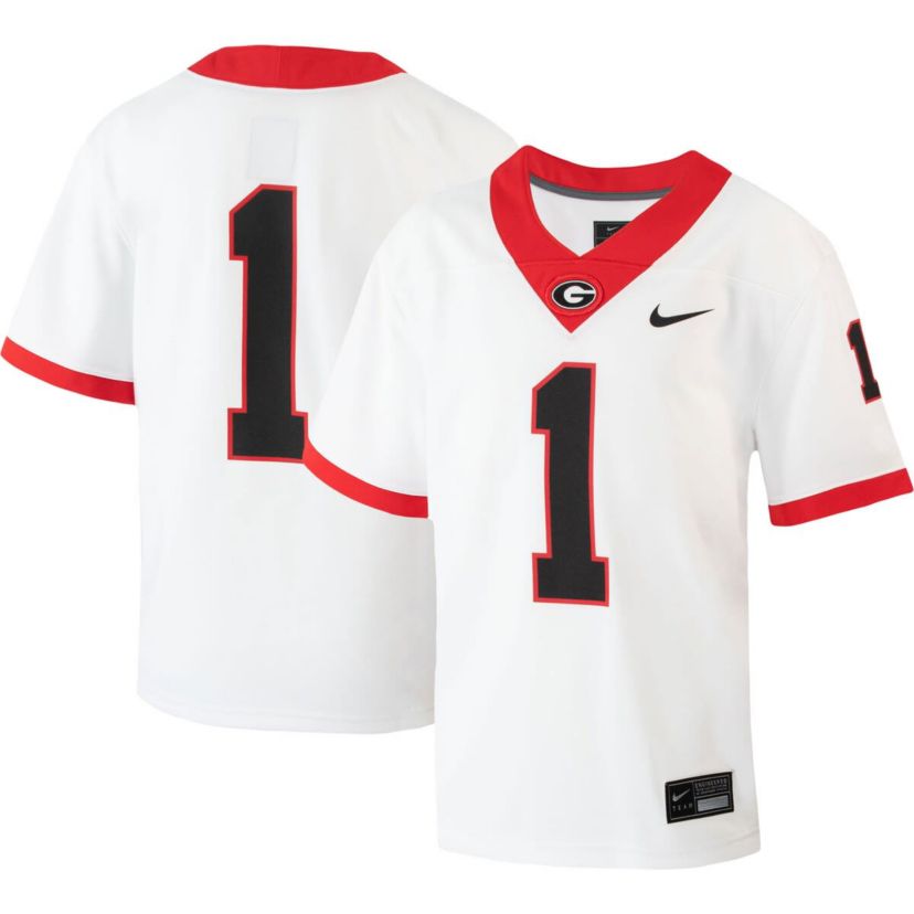 NCAA Nike #1 Georgia Bulldogs 1st Armored Division Old Ironsides Untouchable Football Jersey