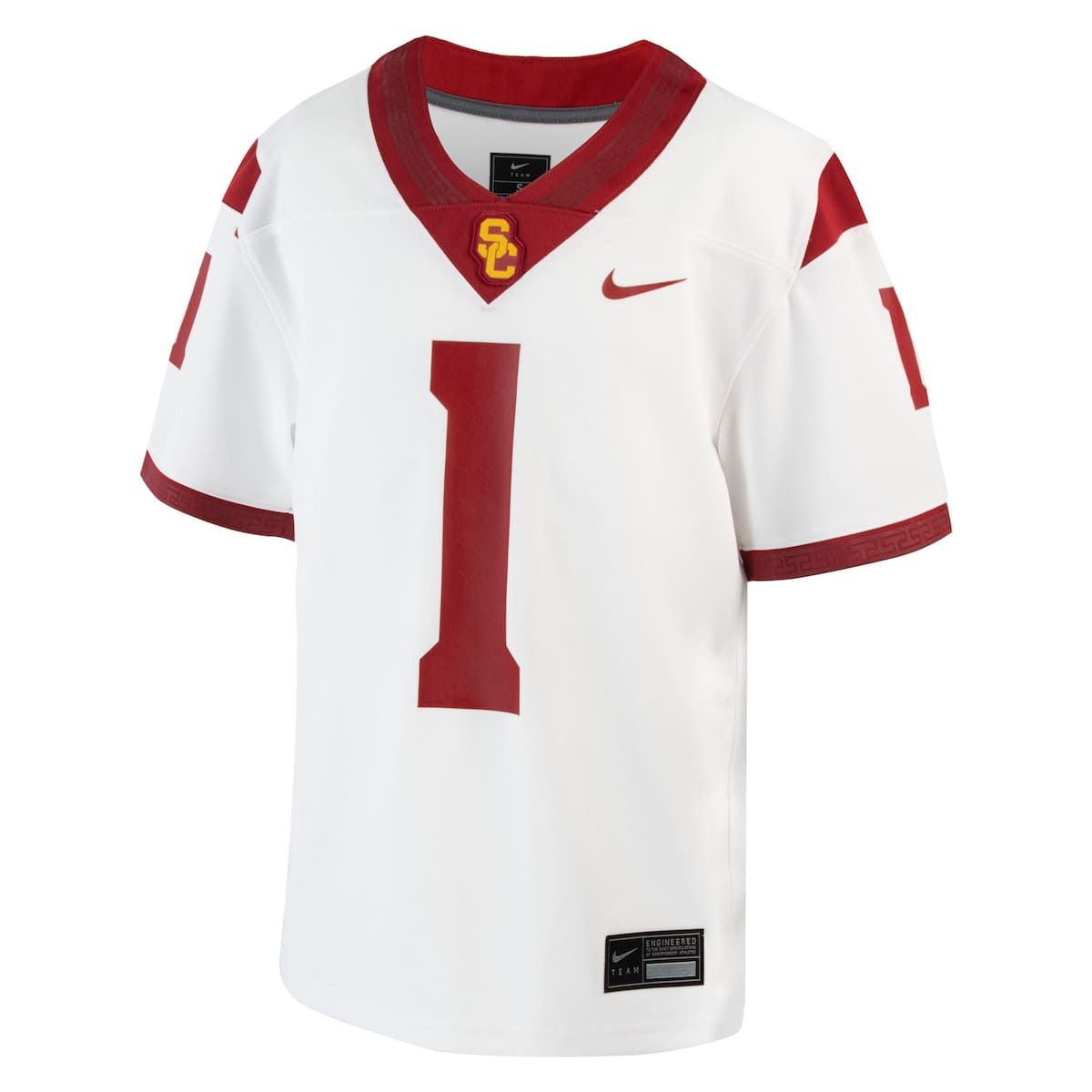 NCAA Nike #1 USC Trojans 1st Armored Division Old Ironsides Untouchable Football Jersey