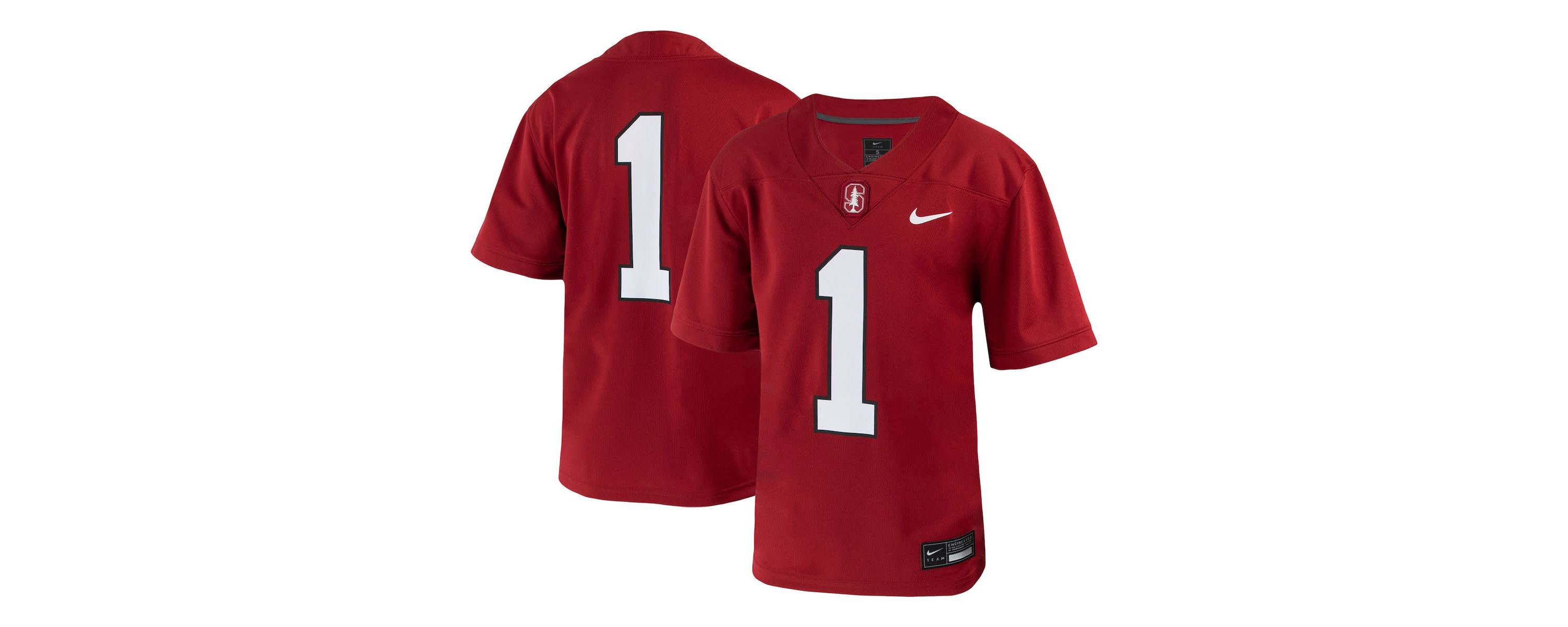 Stanford Cardinal NCAA Nike #1 Stanford 1st Armored Division Old Ironsides Untouchable Football Jersey