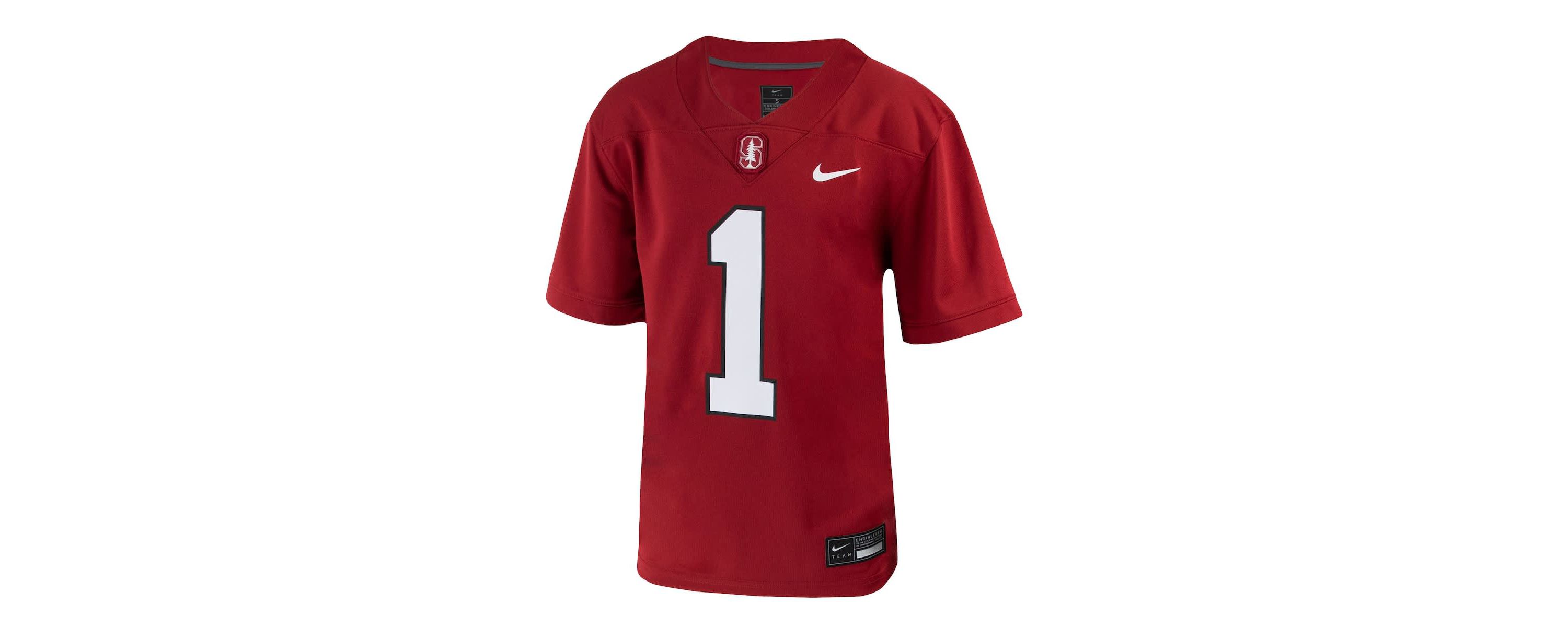 Stanford Cardinal NCAA Nike #1 Stanford 1st Armored Division Old Ironsides Untouchable Football Jersey