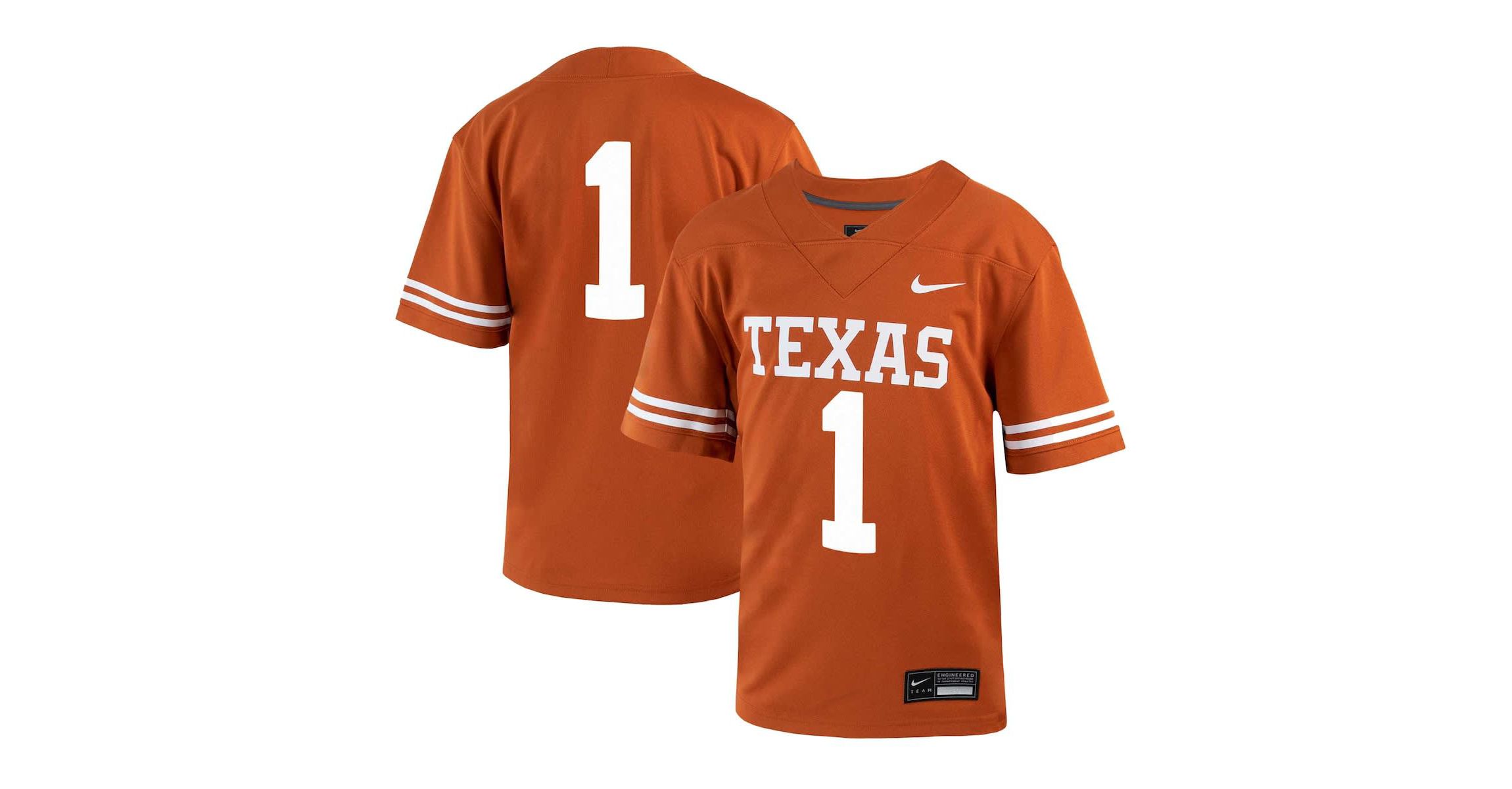NCAA Nike #1 Texas Texas Longhorns 1st Armored Division Old Ironsides Untouchable Football Jersey
