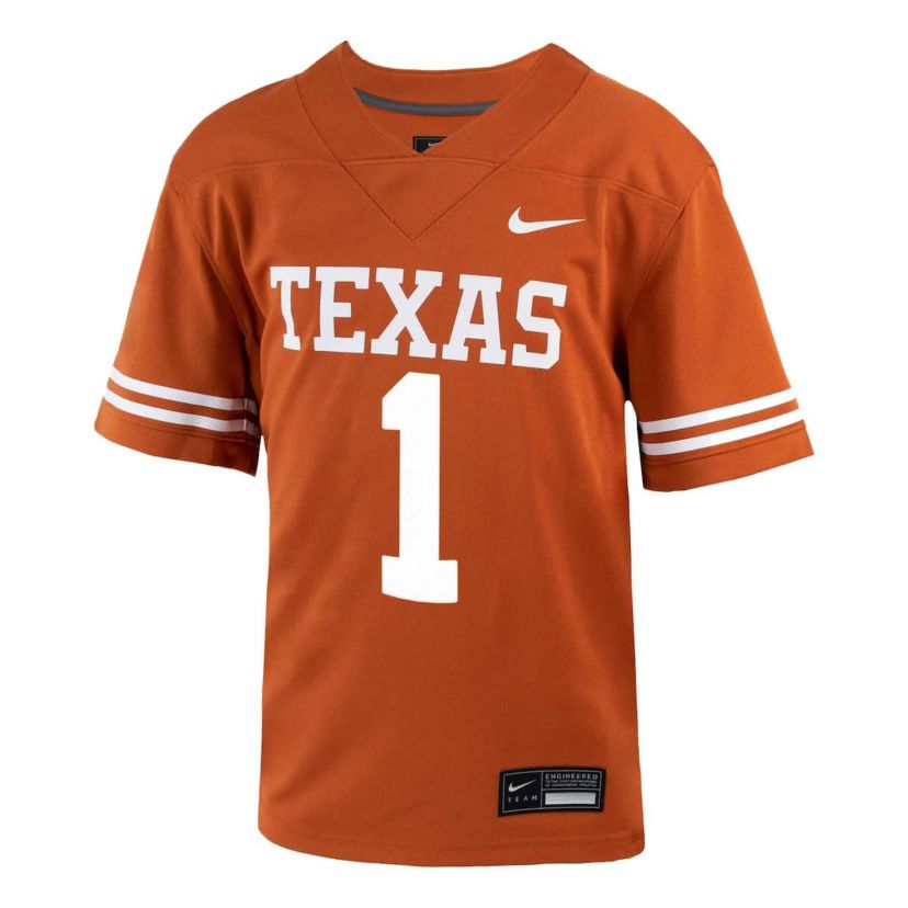 NCAA Nike #1 Texas Texas Longhorns 1st Armored Division Old Ironsides Untouchable Football Jersey