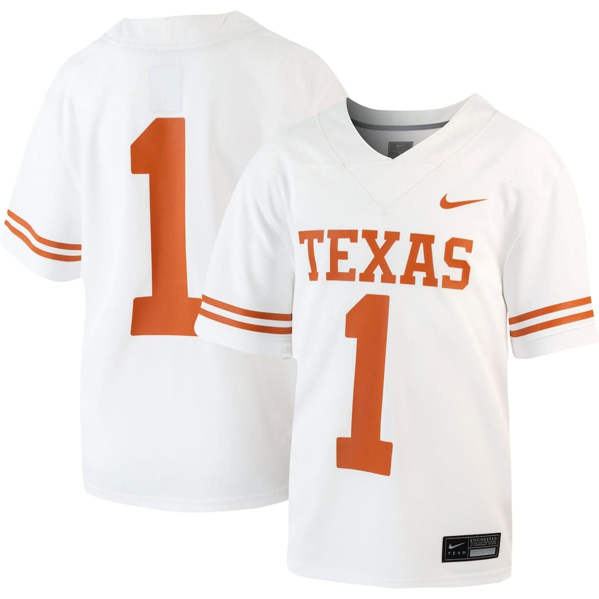 NCAA Nike #1 Texas Longhorns 1st Armored Division Old Ironsides Untouchable Football Jersey
