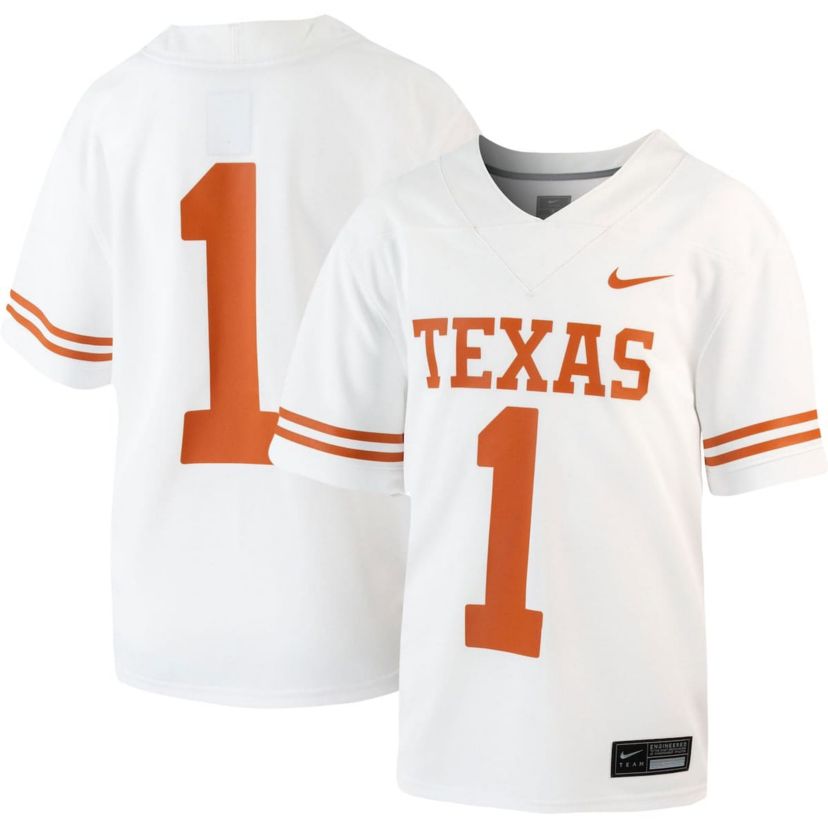 NCAA Nike #1 Texas Longhorns 1st Armored Division Old Ironsides Untouchable Football Jersey