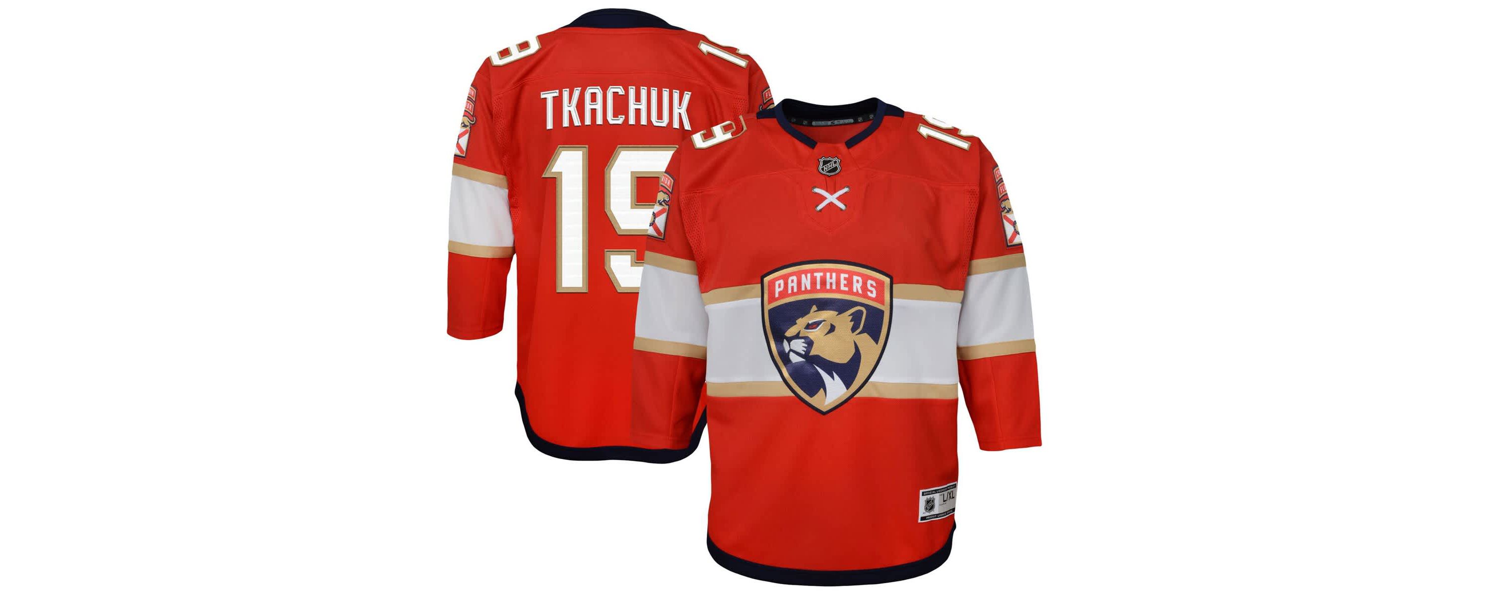 NHL Matthew Tkachuk Florida Panthers Home Premier Player Jersey
