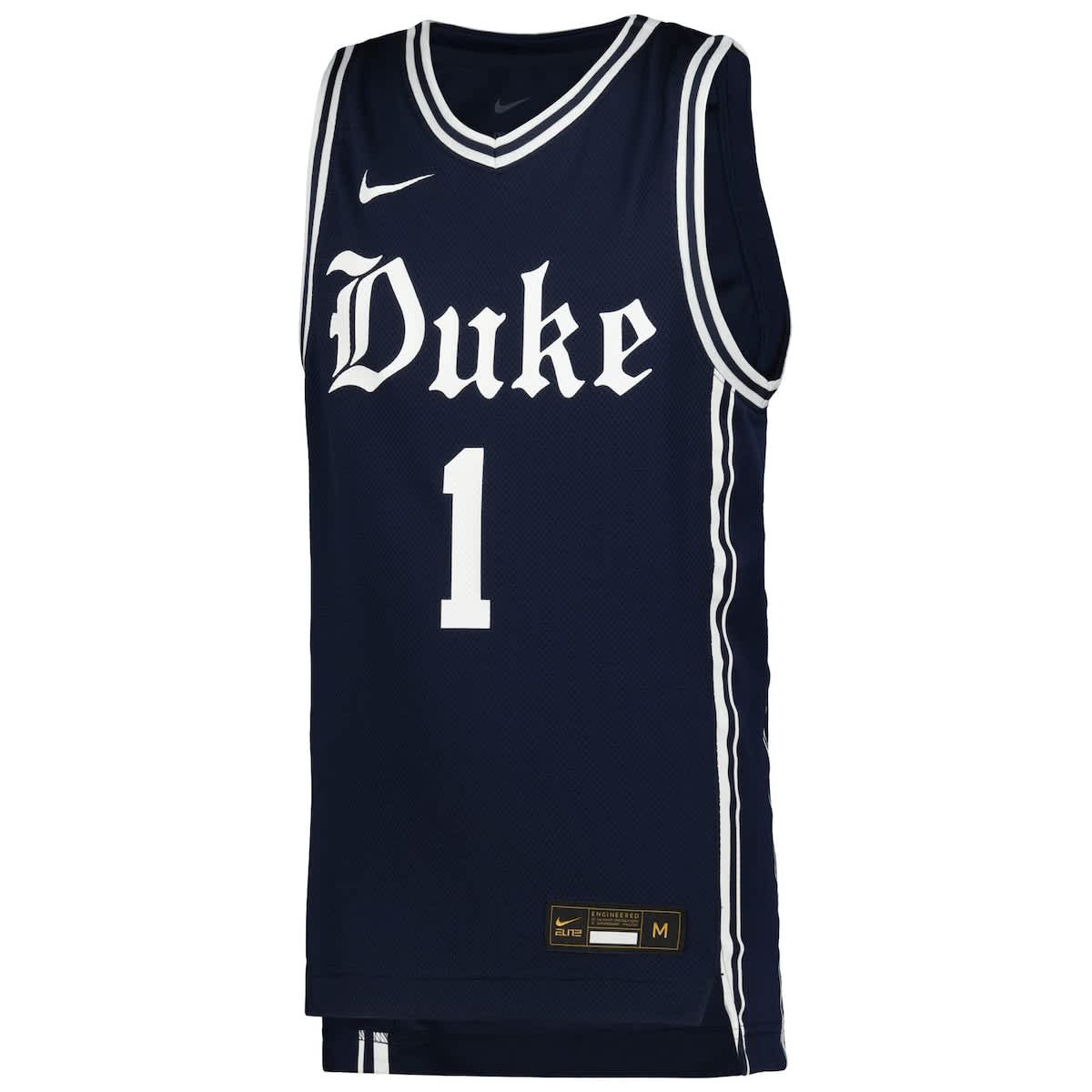 Nike® Duke Blue Devils NCAA Nike #1 Duke Devils Icon Replica Basketball ...