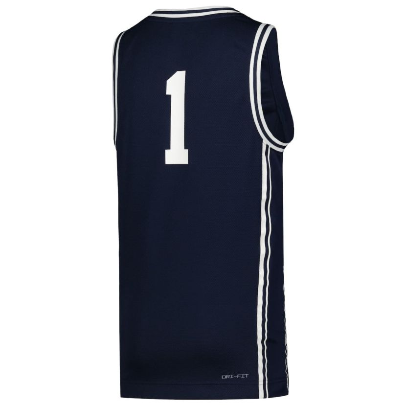 Duke Blue Devils NCAA Nike #1 Duke Devils Icon Replica Basketball Jersey