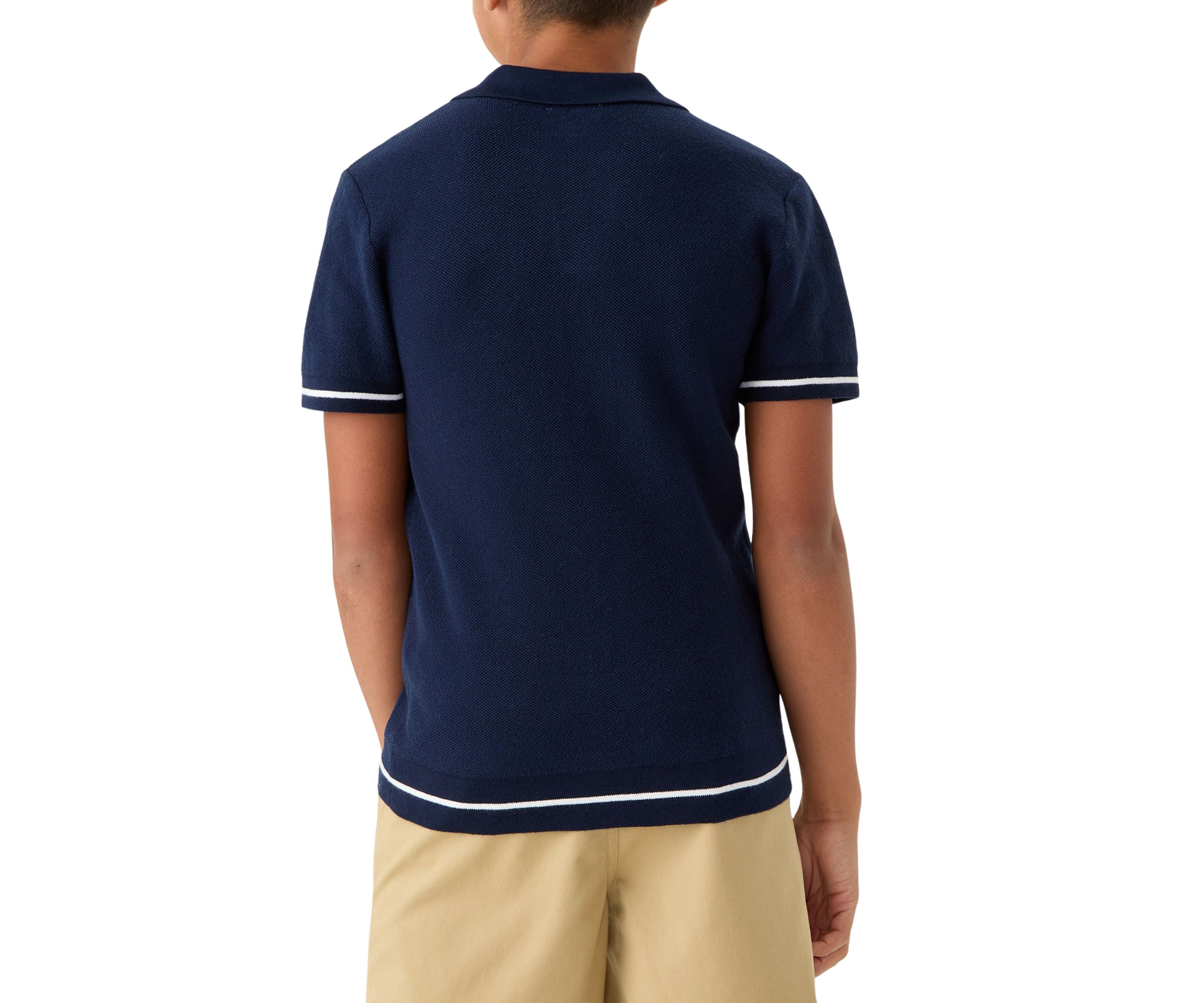 Boys 8-20 Sweater Knit Polo Shirt