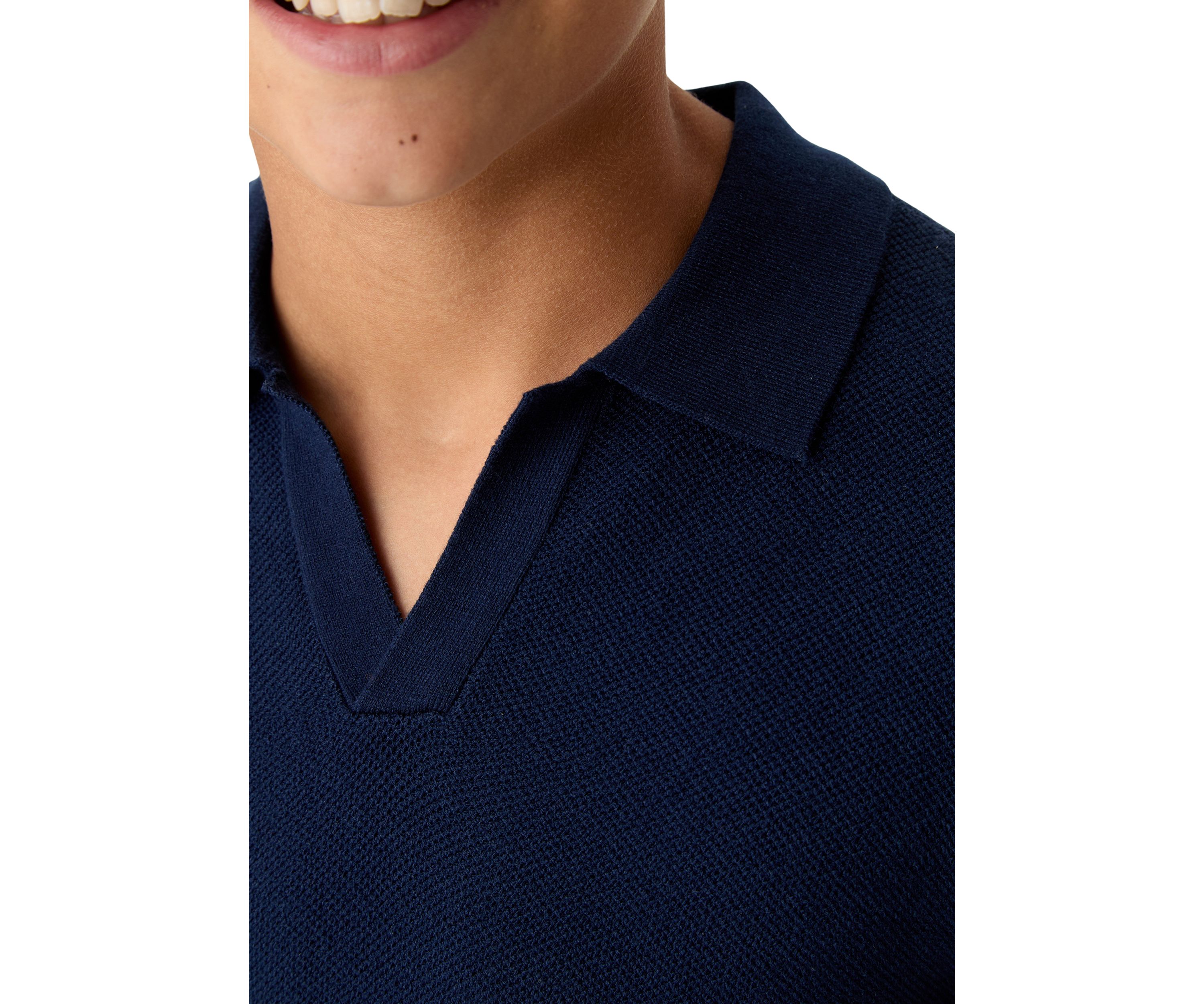 Boys 8-20 Sweater Knit Polo Shirt