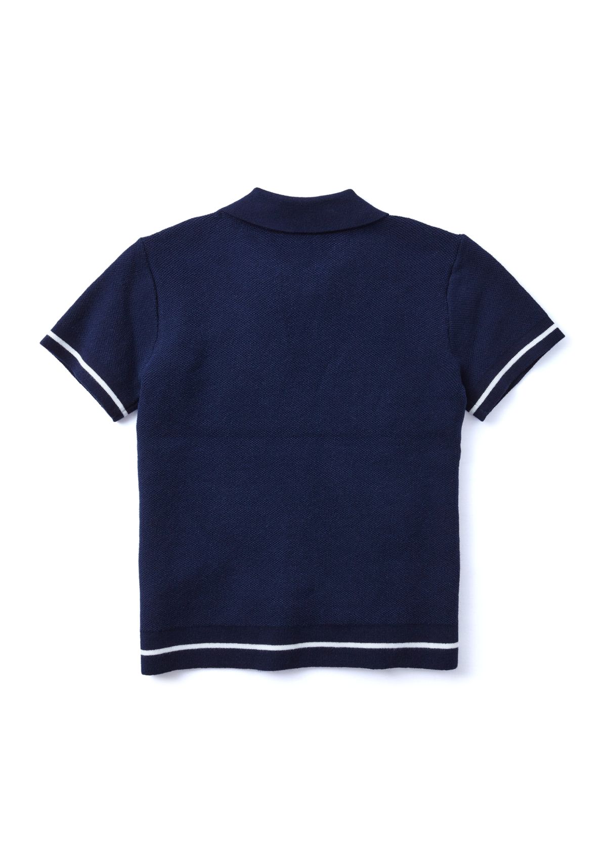 Boys 4-7 Short Sleeve Sweater Polo Shirt 