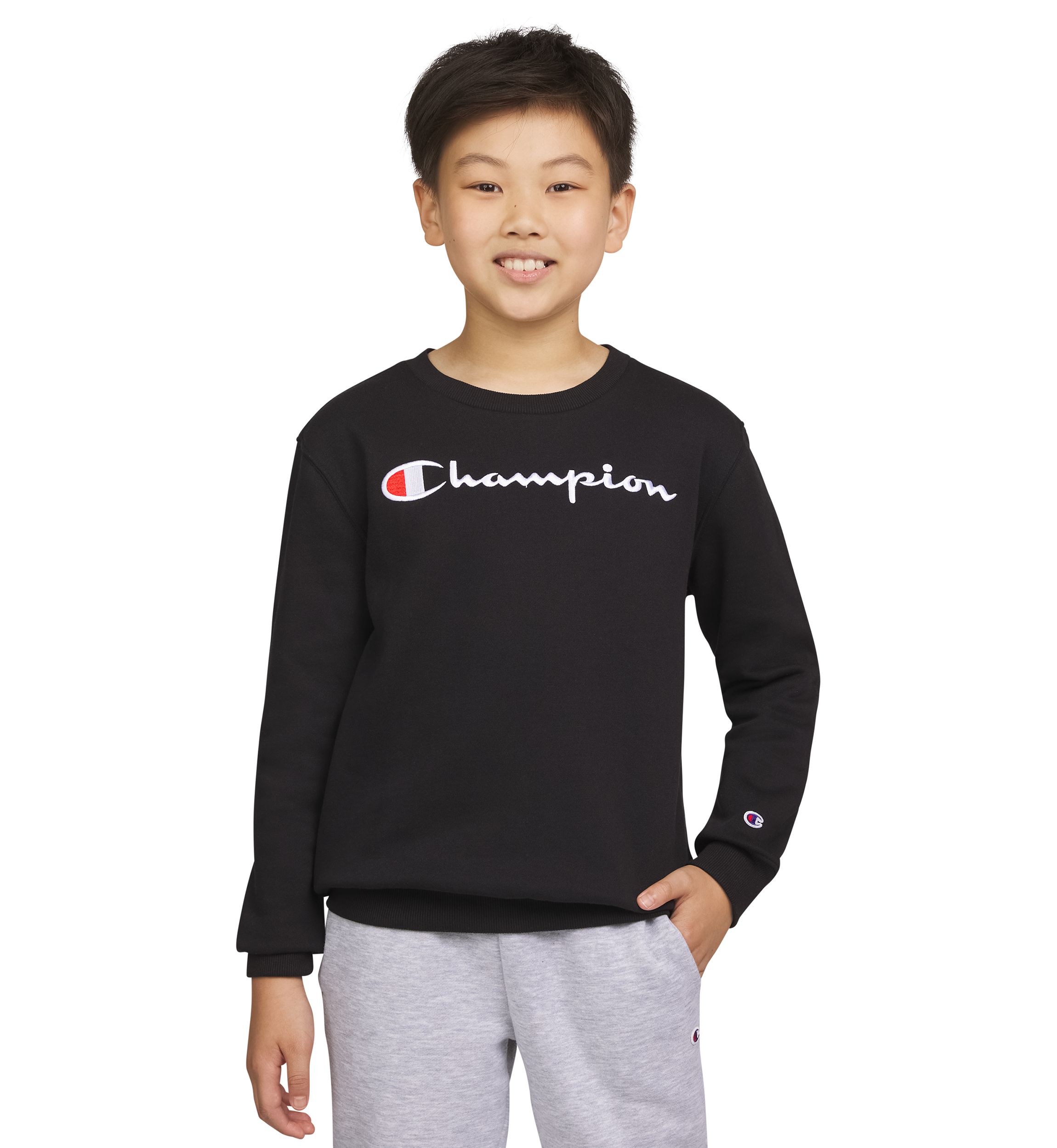 Boys 8-20 Signature Embroidered Pullover