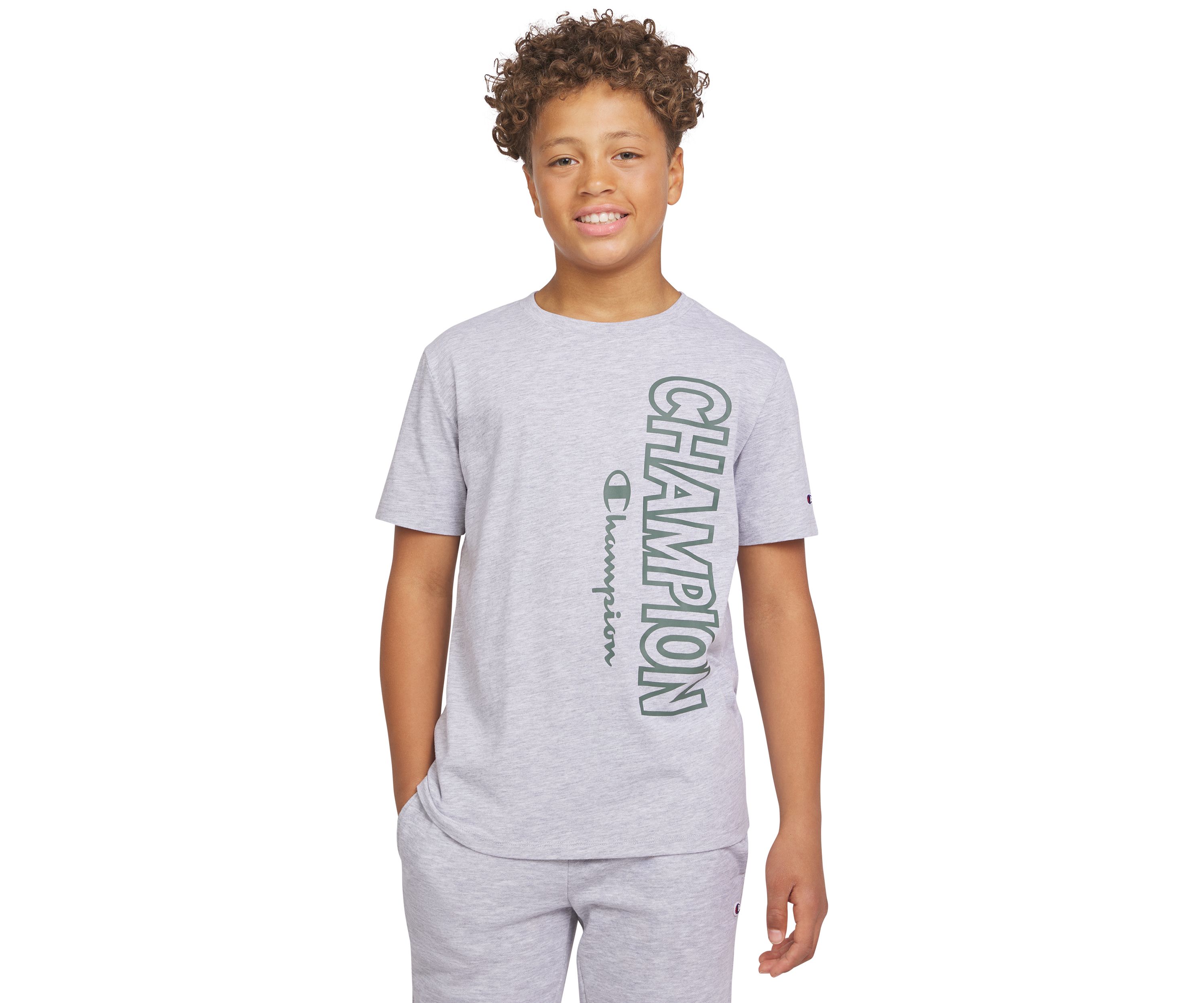 Boys 8-20 Vertical Logo Graphic T-Shirt