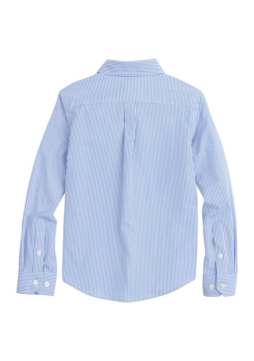 Boys 8-20 Long Sleeve Stripe Sport Shirt 