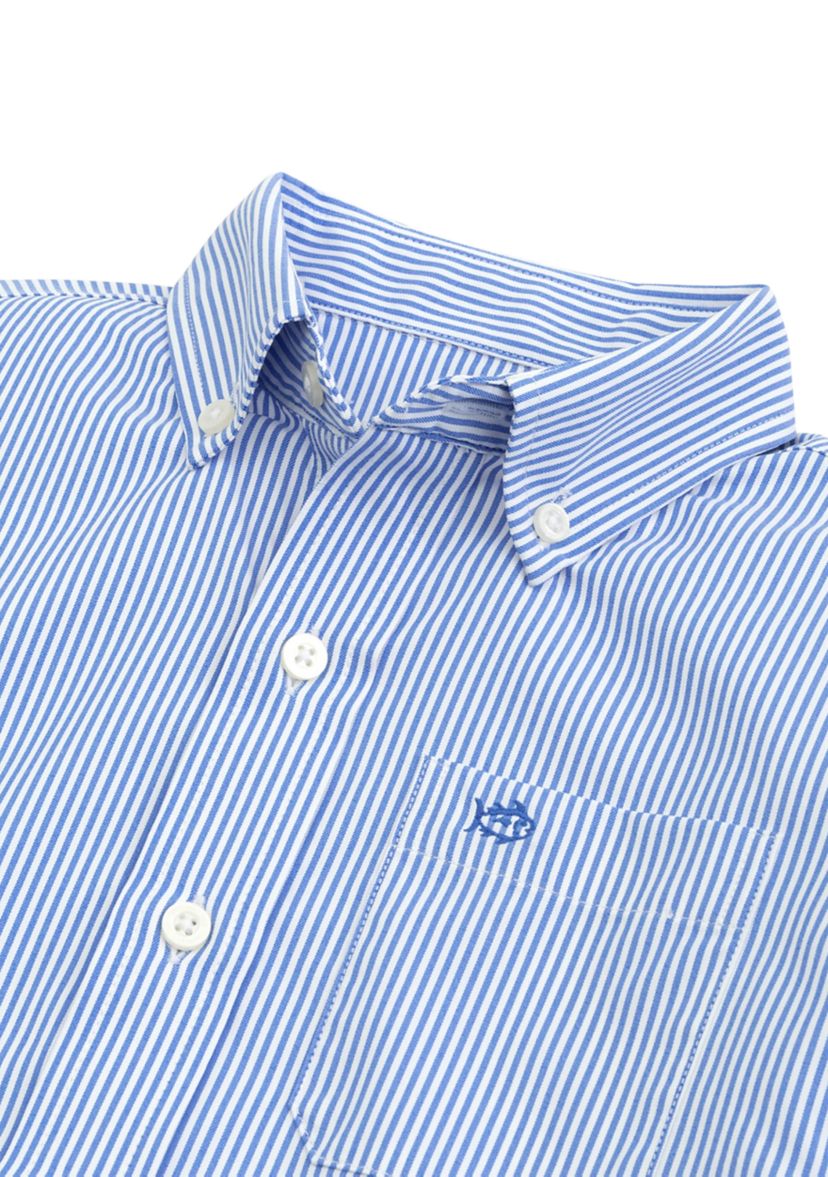 Boys 8-20 Long Sleeve Stripe Sport Shirt 
