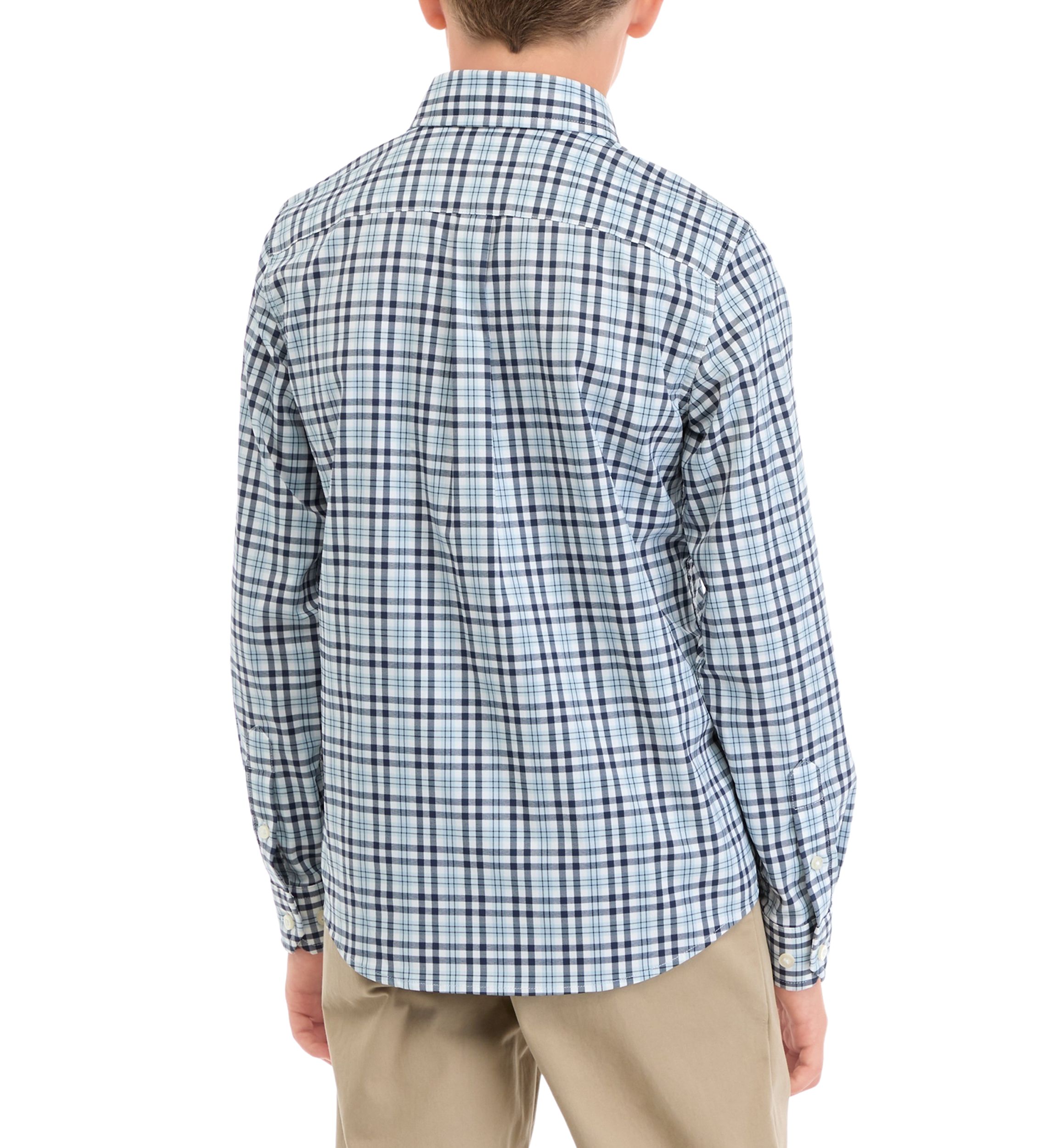 Boys 8-20 Button Down Printed Sport Shirt