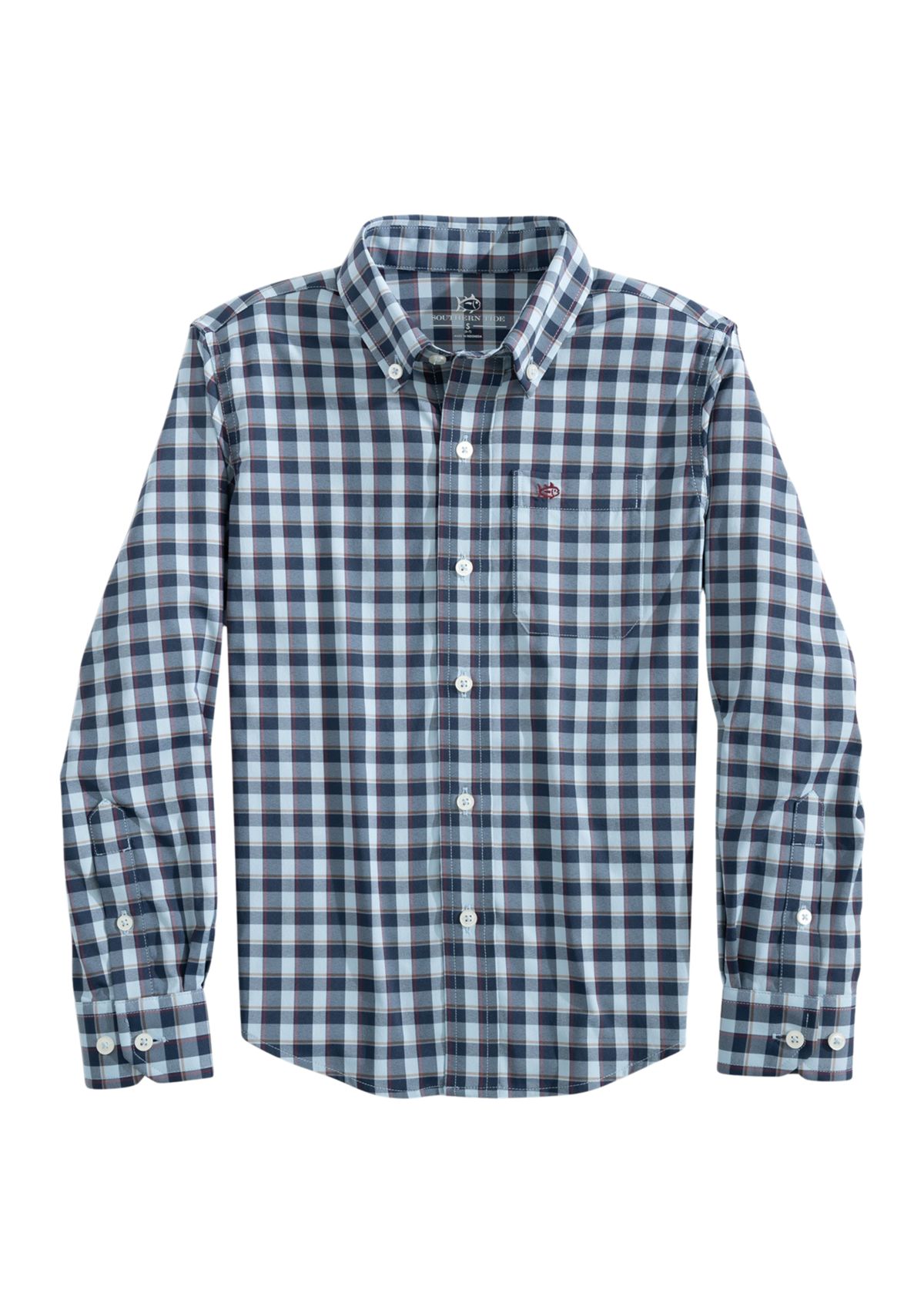 Boys 8-20 Plaid Sport Shirt 