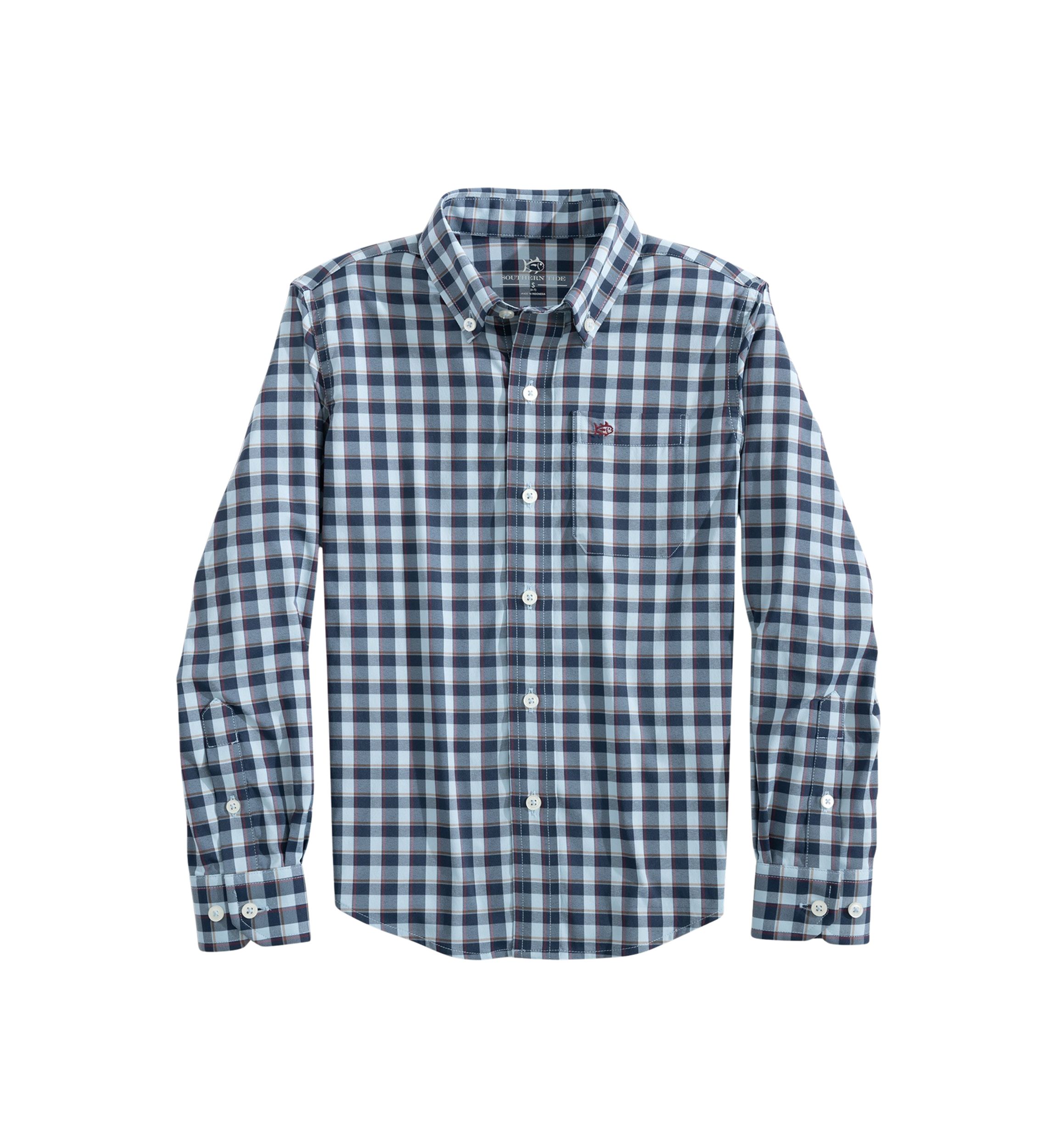 Boys 8-20 Plaid Sport Shirt 