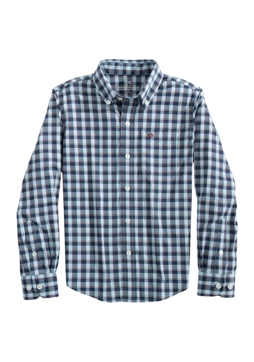 Boys 8-20 Plaid Sport Shirt 
