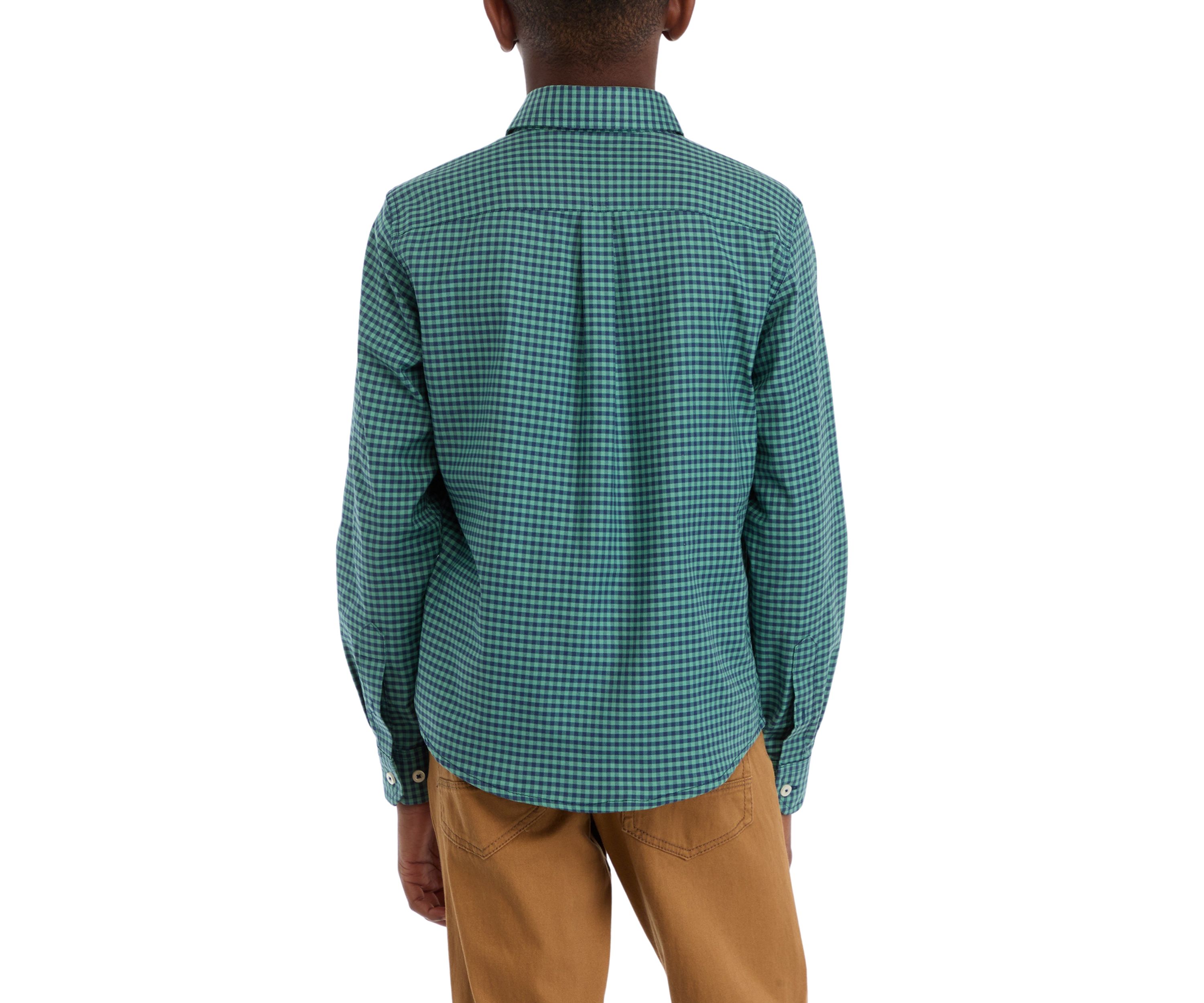 Boys 8-20 Plaid Sportshirt 
