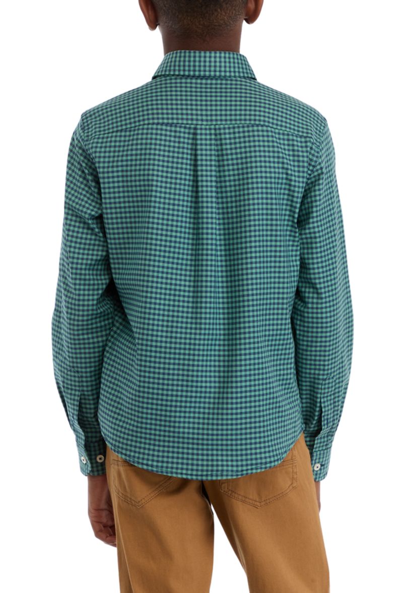 Boys 8-20 Plaid Sportshirt 