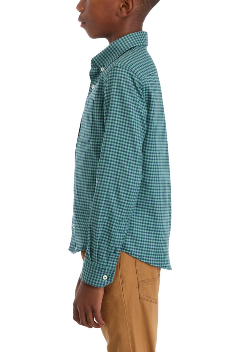 Boys 8-20 Plaid Sportshirt 