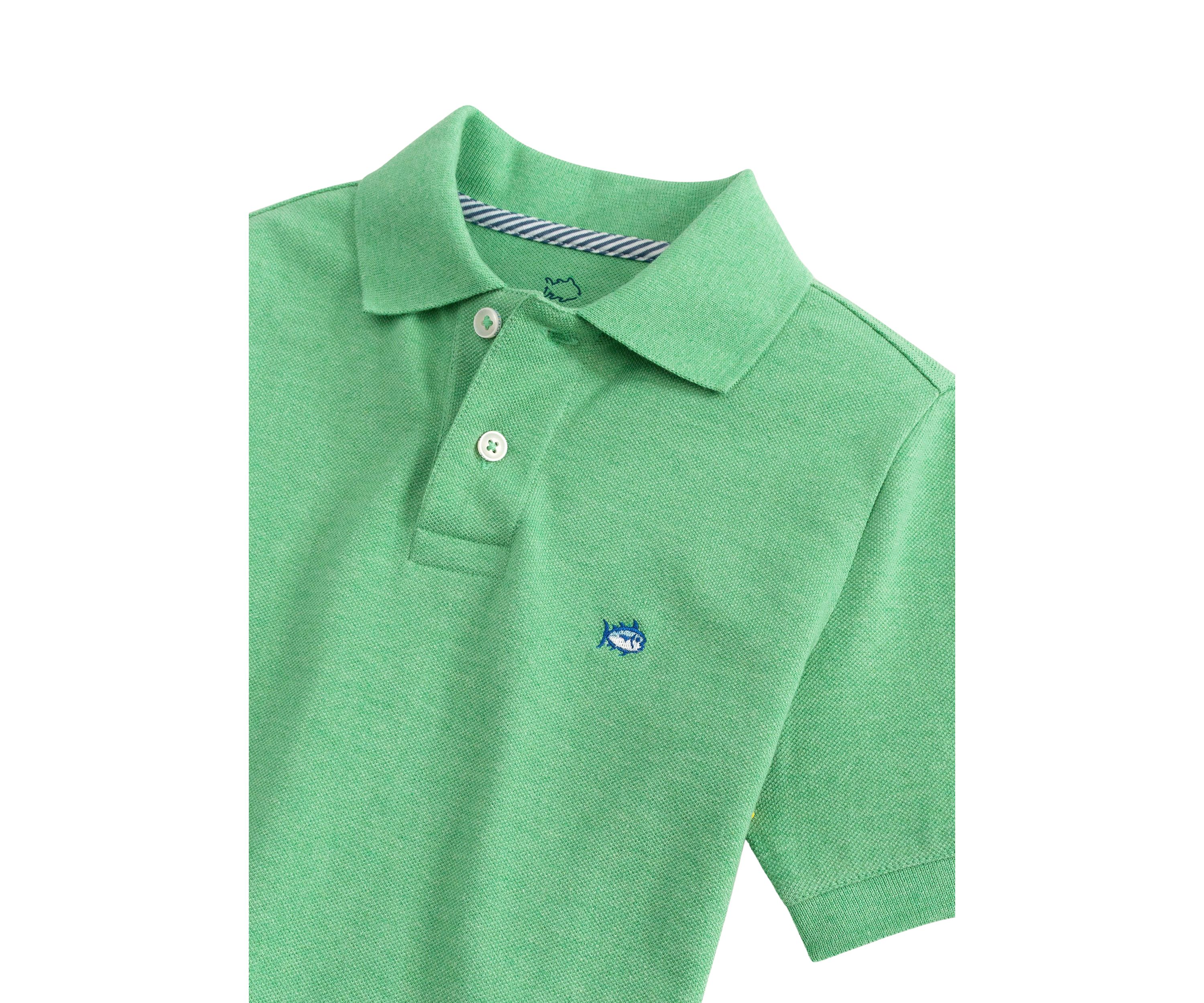 Boys 8-20 Heather Skipjack Polo Shirt