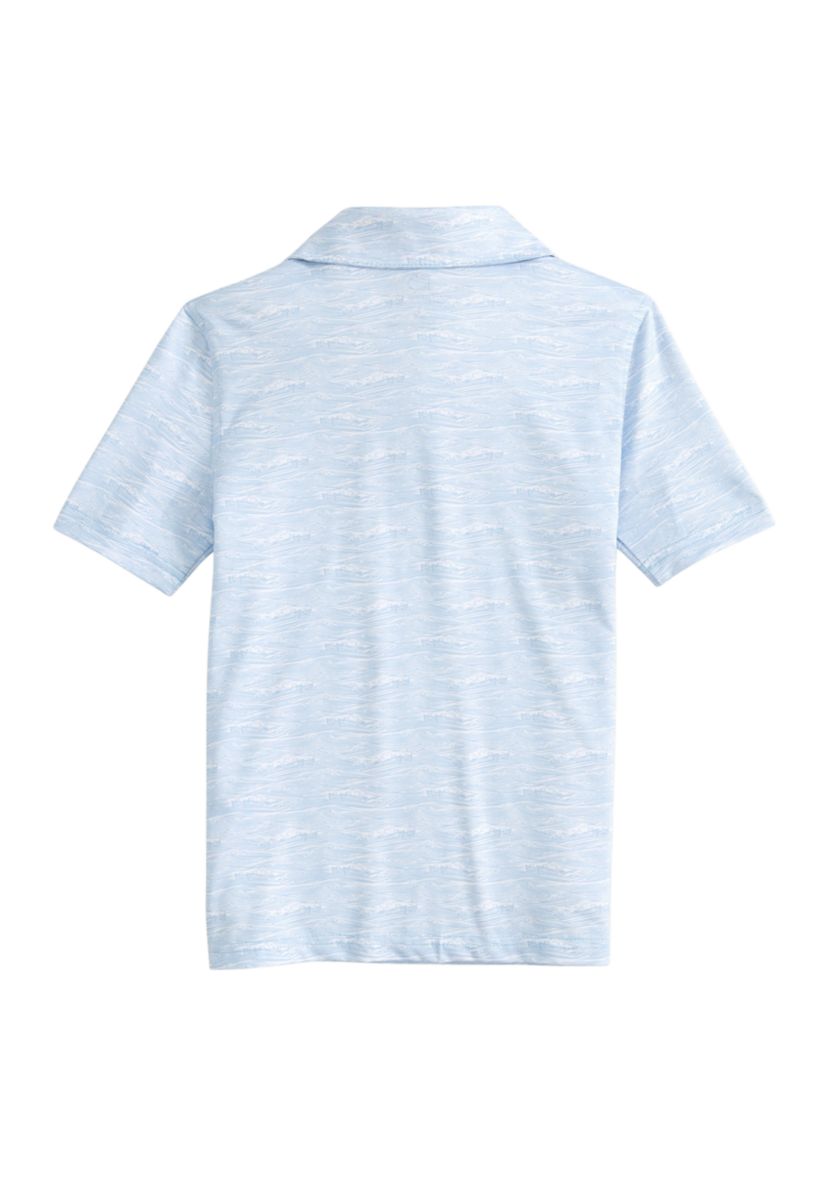 Boys 8-20 Get in Shipshape Printed Polo Shirt 