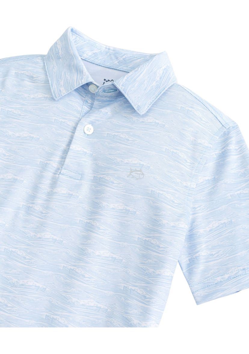 Boys 8-20 Get in Shipshape Printed Polo Shirt 