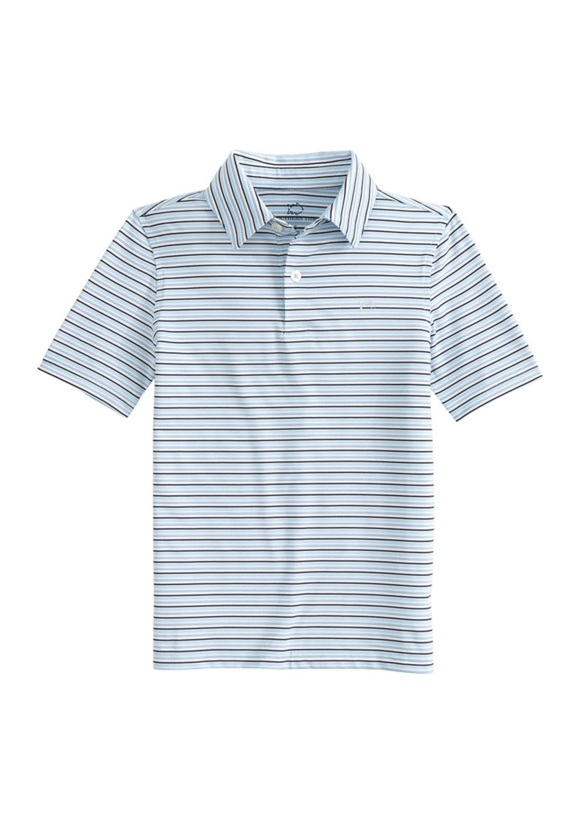 Boys 8-20 Driver Oyster Creek Stripe Polo Shirt