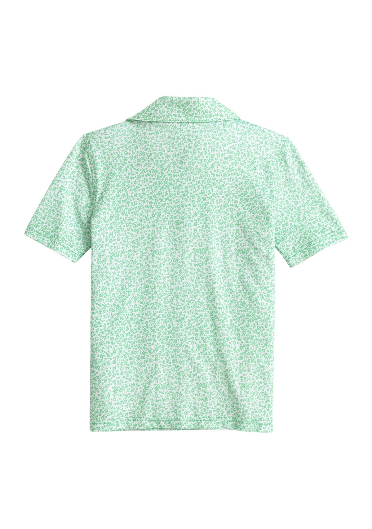Boys 8-20 Flower Frenzy Printed Performance Polo Shirt