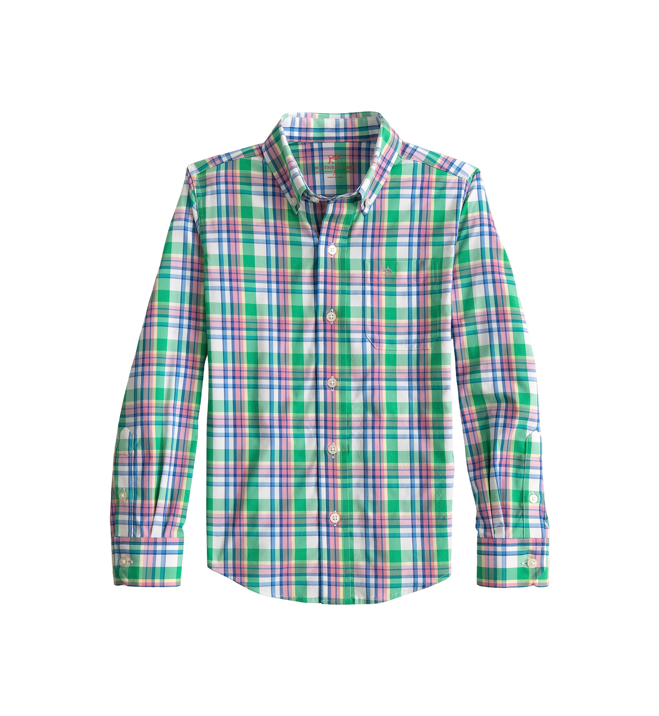 Boys 8-20 Gaspee Printed Sportshirt