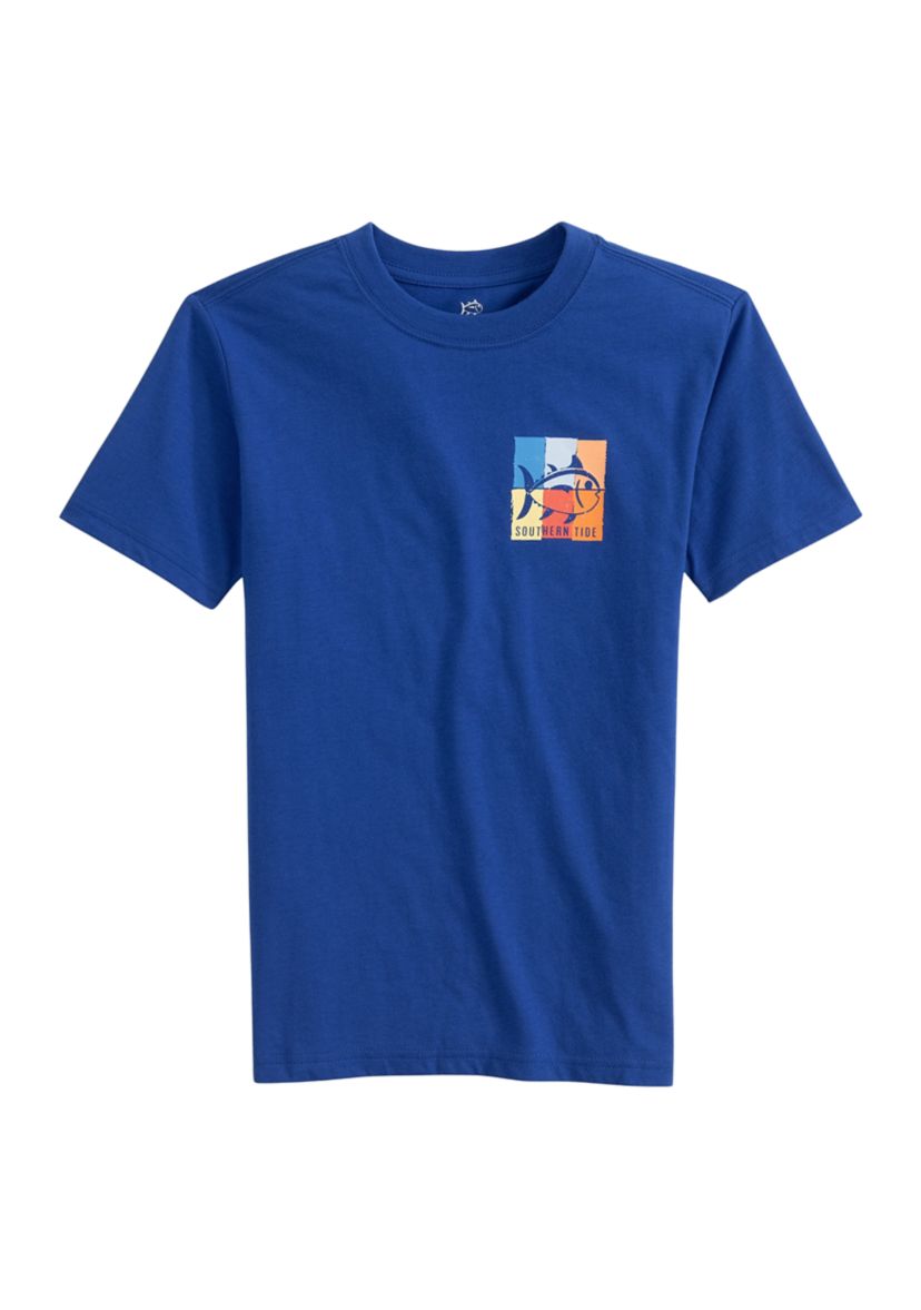 Boys 8-20 Technicolor Skipjack Short Sleeve Graphic T-Shirt