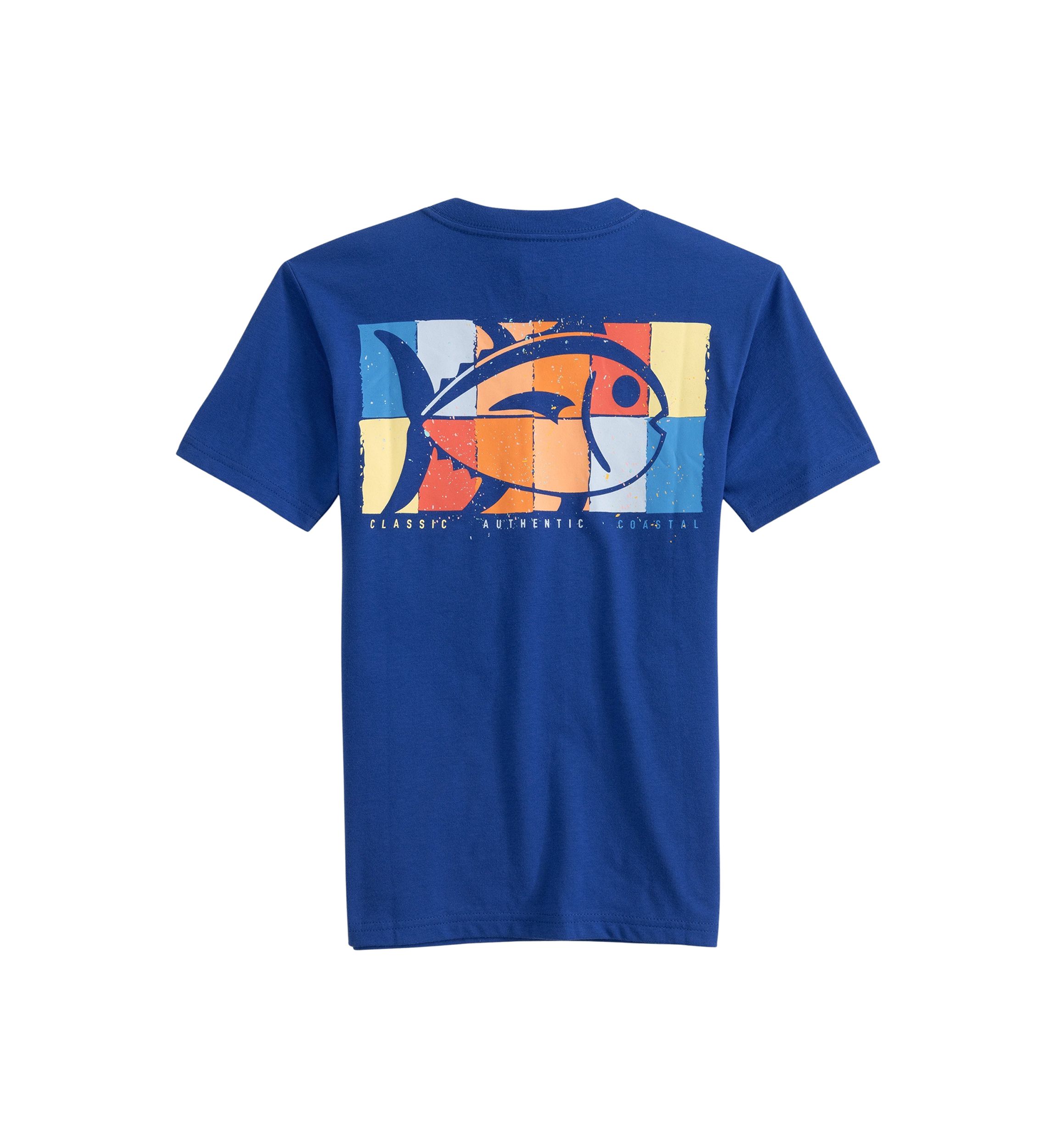 Boys 8-20 Technicolor Skipjack Short Sleeve Graphic T-Shirt
