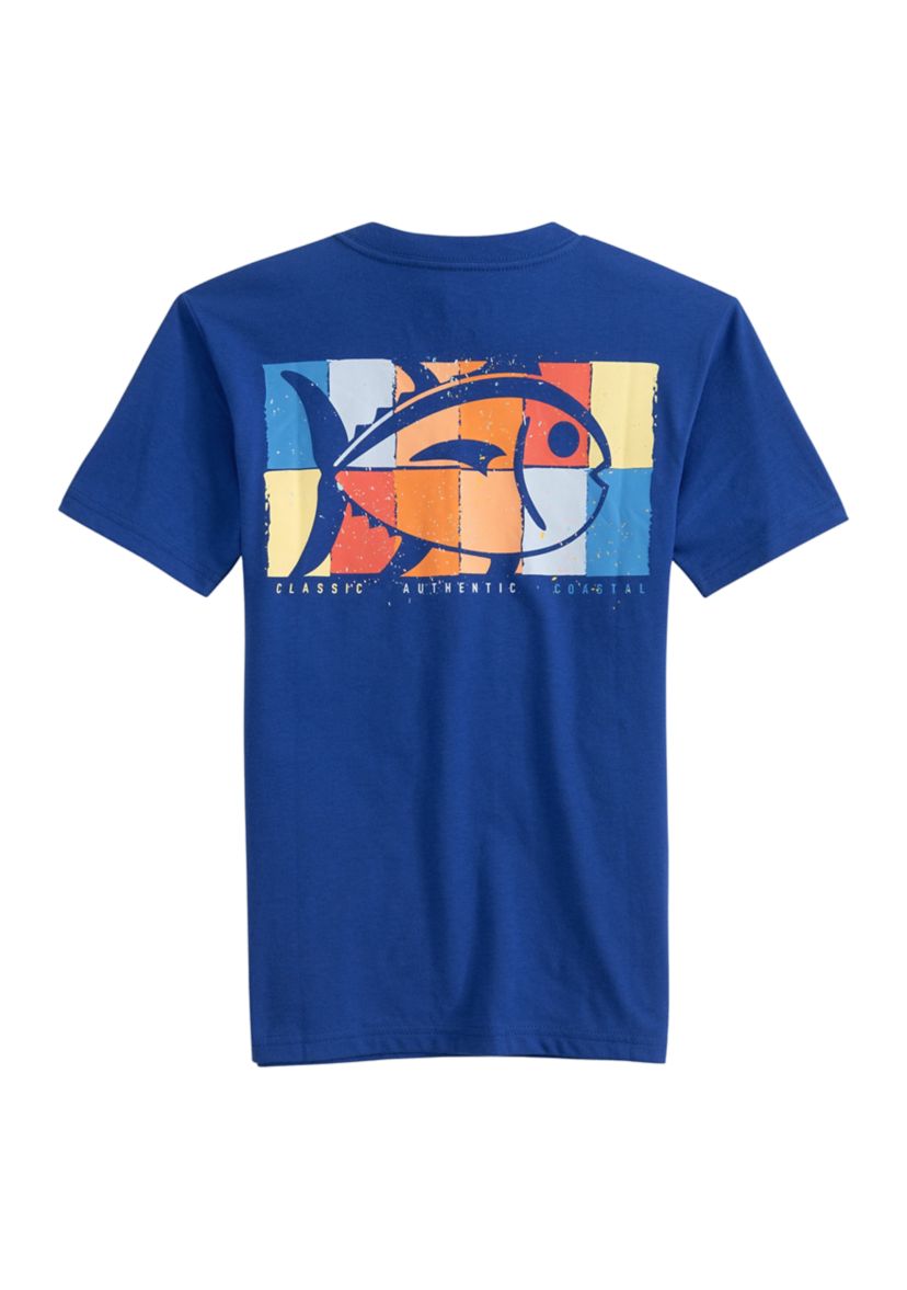 Boys 8-20 Technicolor Skipjack Short Sleeve Graphic T-Shirt