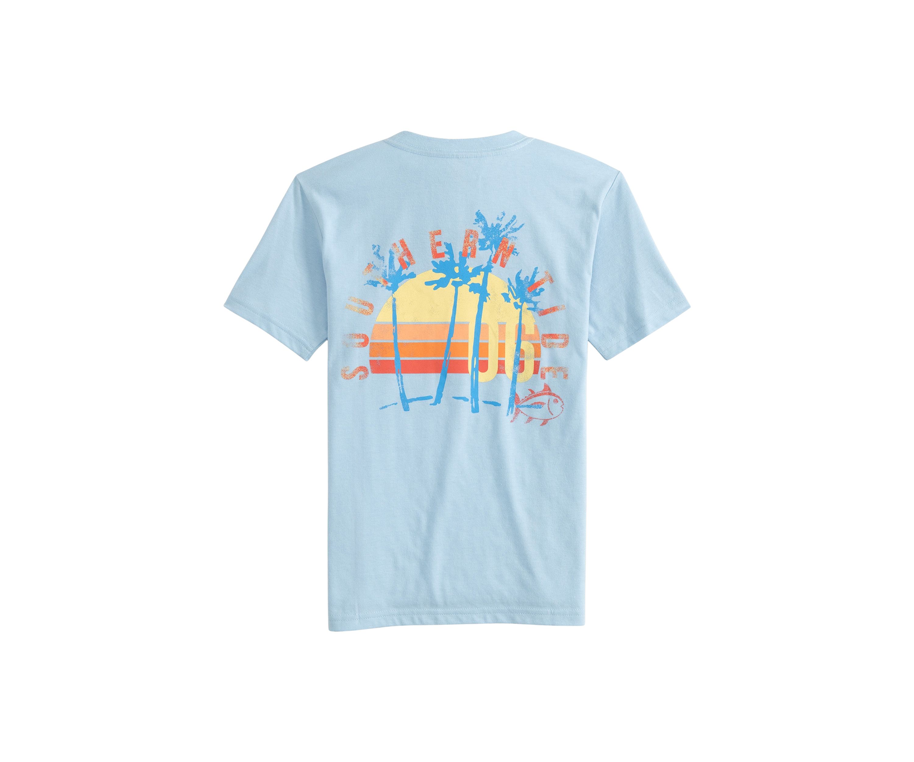 Boys 8-20 Sunset Palms Short Sleeve Graphic T-Shirt