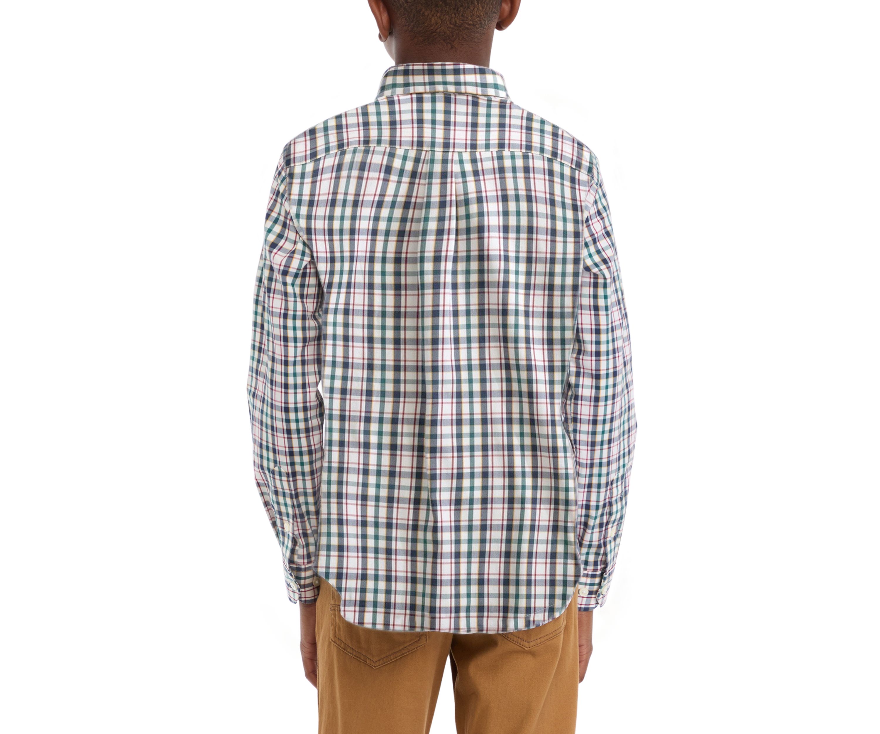  Boys 8-20 Plaid Sportshirt 