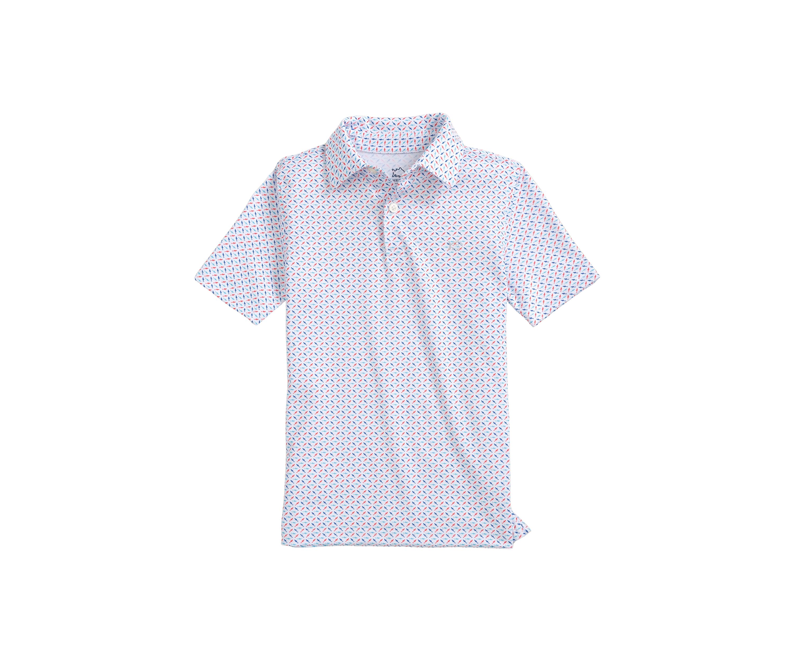 Boys 8-20 Driver Fin-Tastic Printed Polo Shirt 