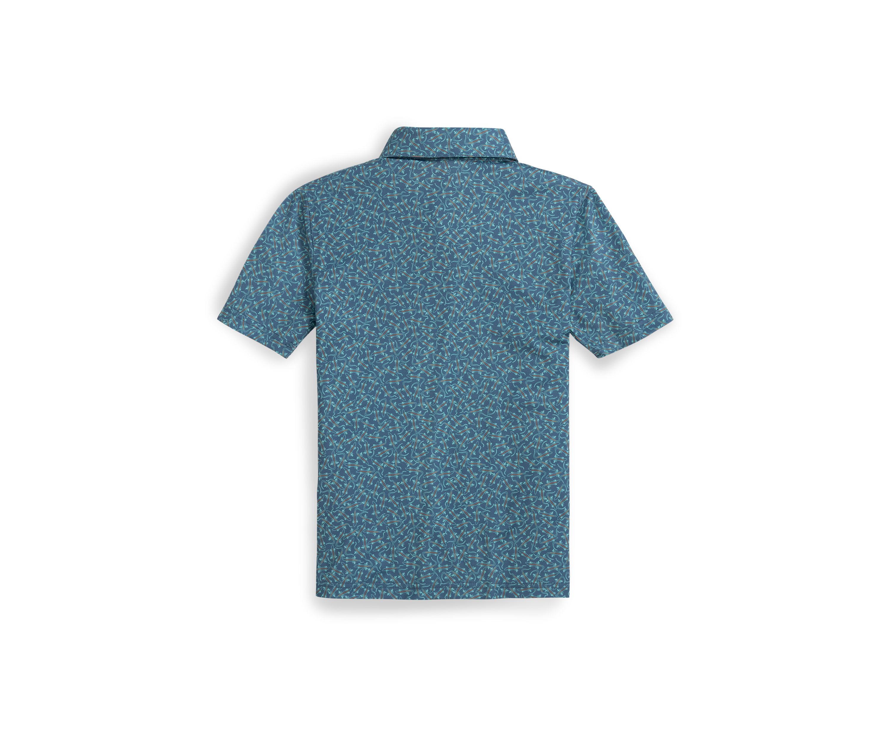 Boys 8-20 Youth Driver Iguana Glee Printed Performance Polo Shirt