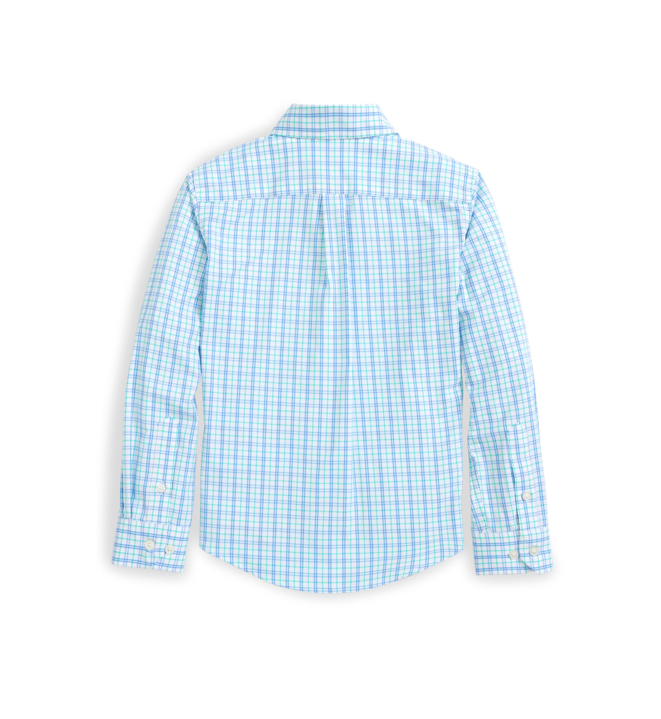 Boys 8-20 Turnberry Plaid Intercoastal Long Sleeve Sport Shirt
