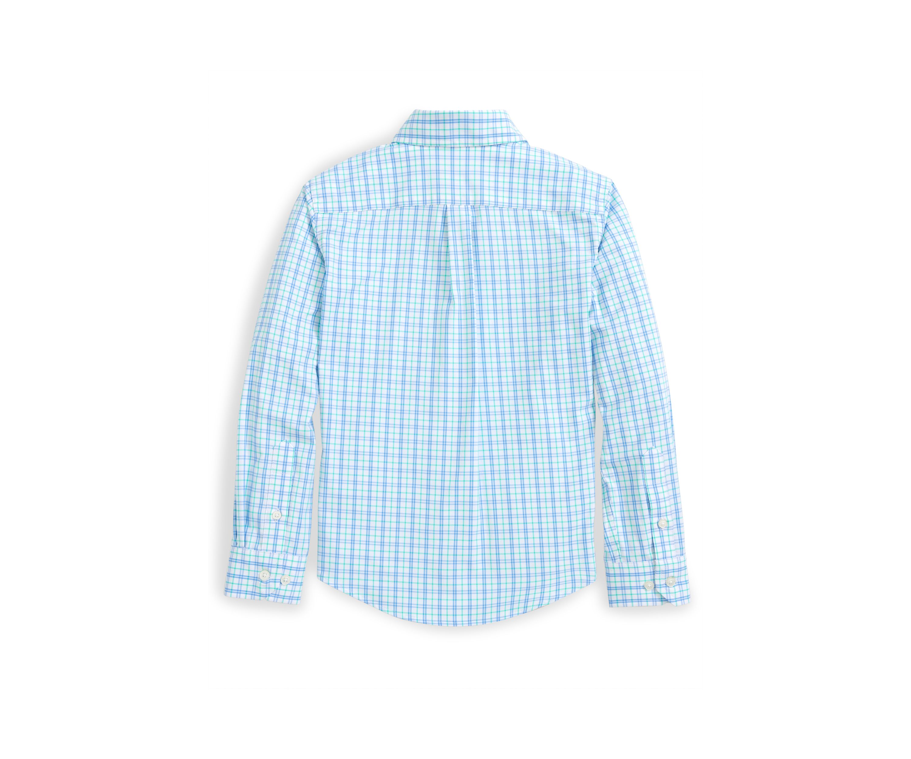 Boys 8-20 Turnberry Plaid Intercoastal Long Sleeve Sport Shirt