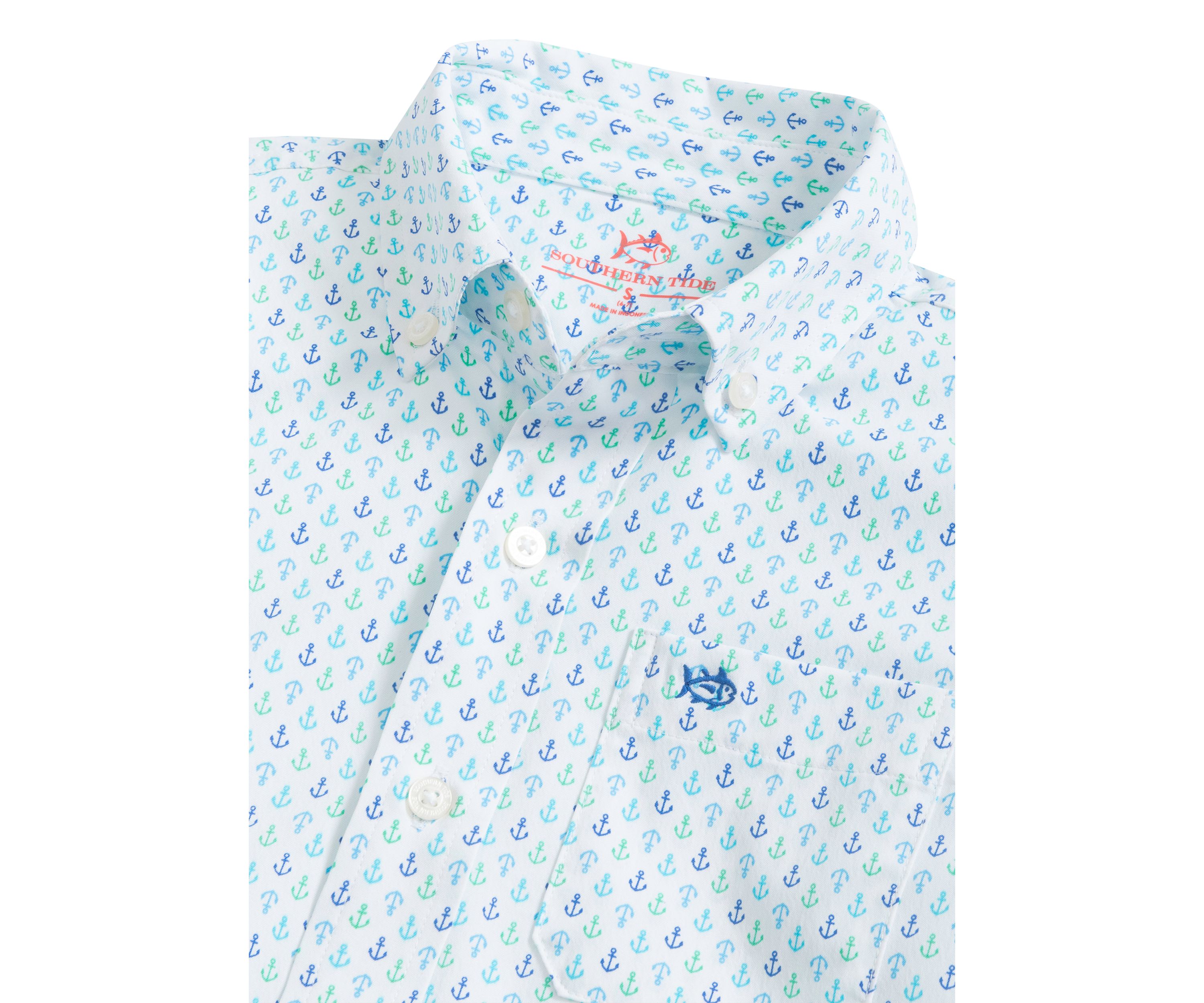 Boys 8-20 Anchors Away Intercoastal Sport Shirt