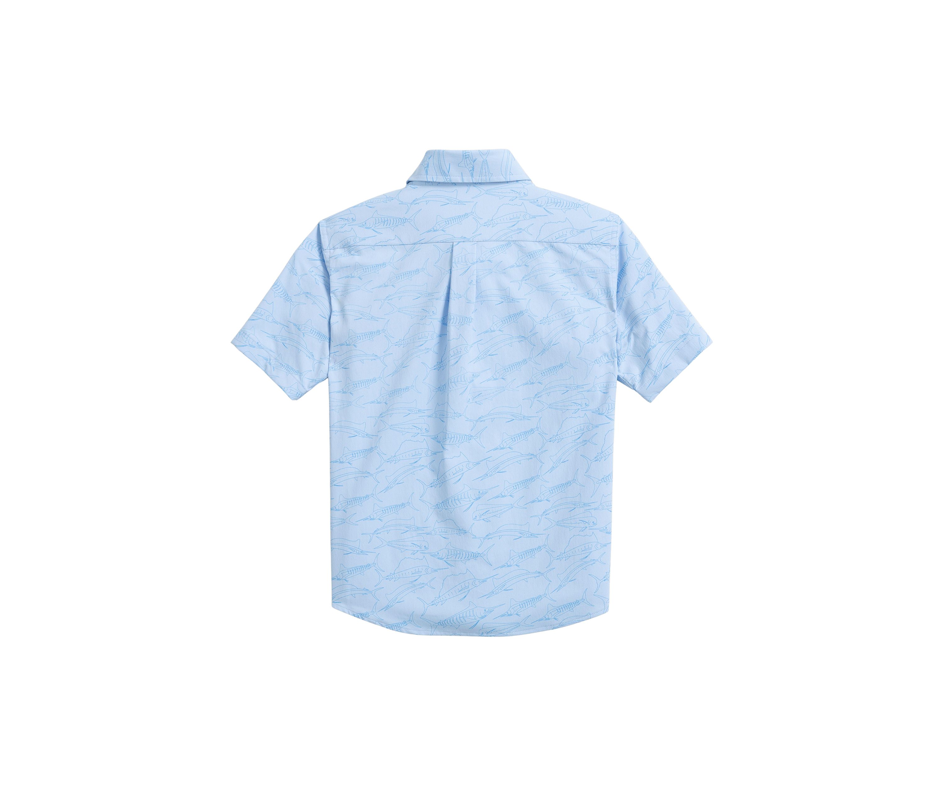 Boys 8-20 Fish Intercoastal Sport Shirt 