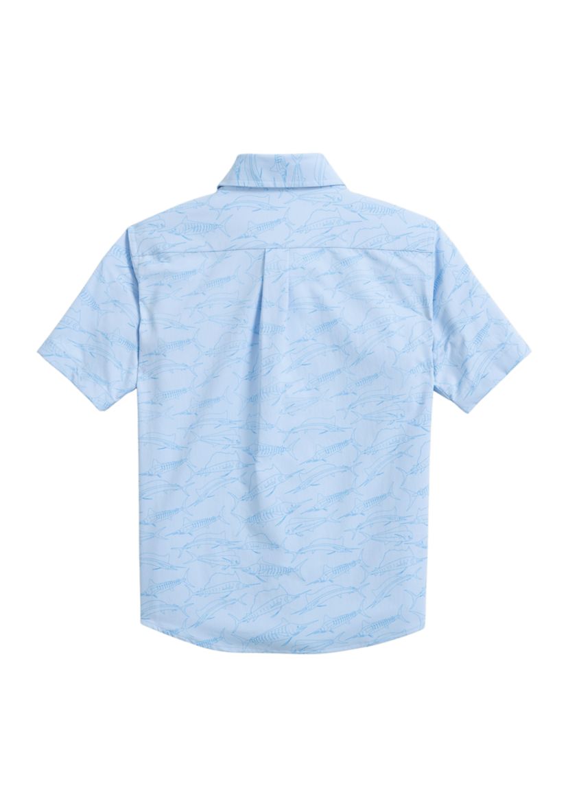 Boys 8-20 Fish Intercoastal Sport Shirt 