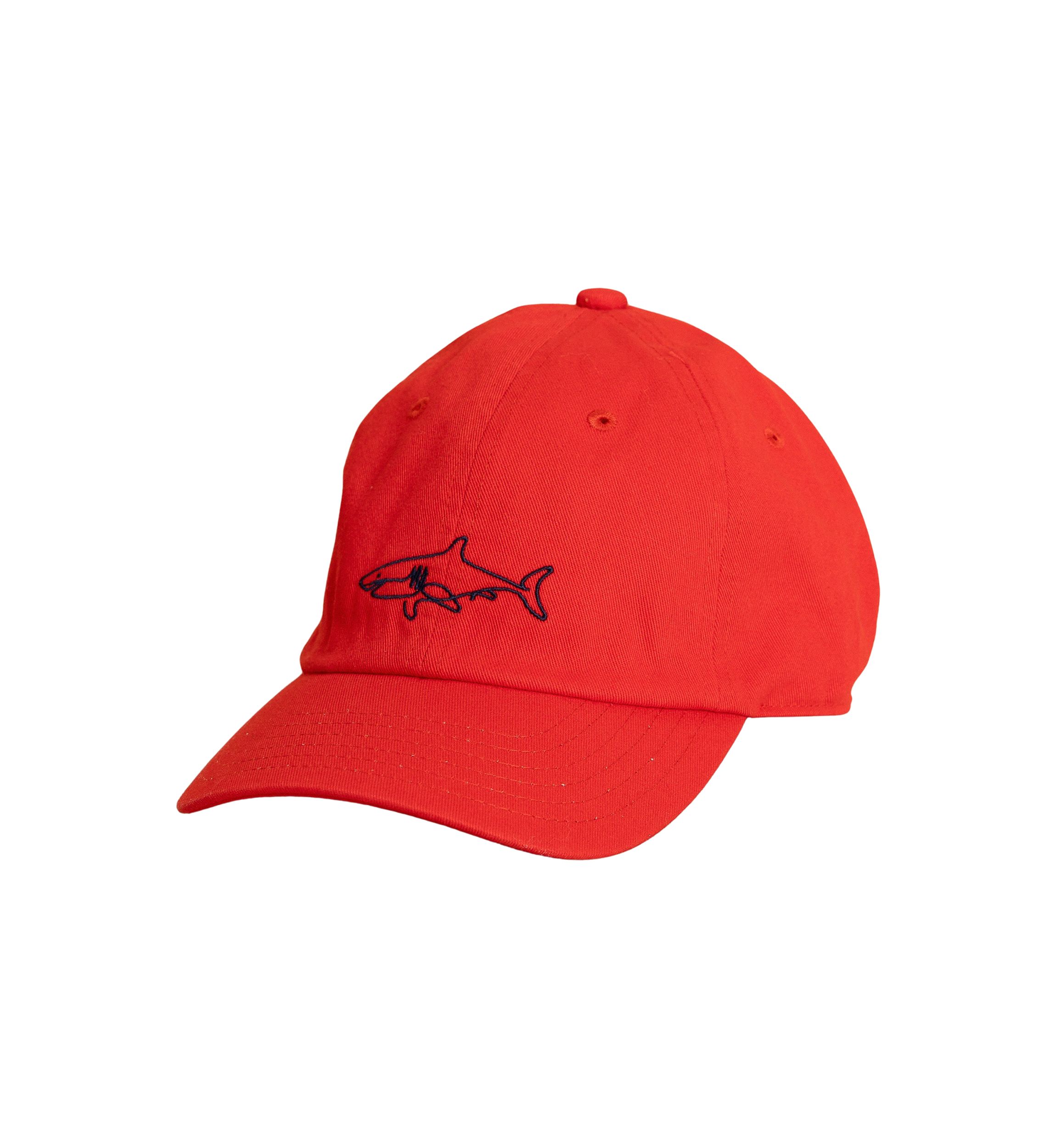 UH OH Sharks Leather Strap Hat