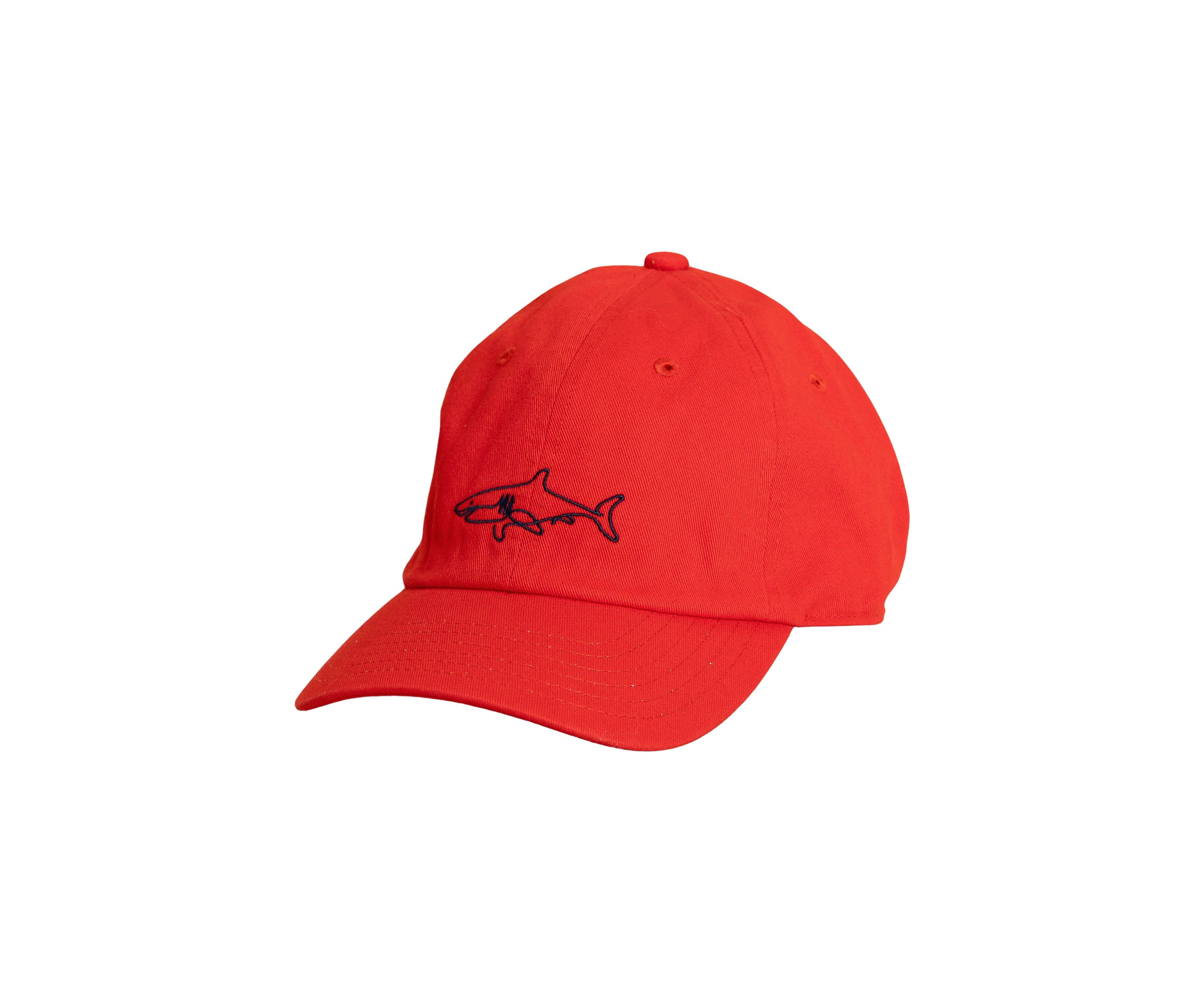 UH OH Sharks Leather Strap Hat