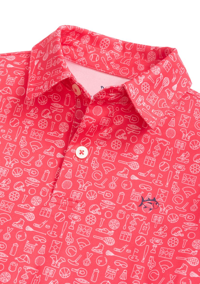 Boys 8-20 Short Sleeve Finally Friday Polo Shirt 