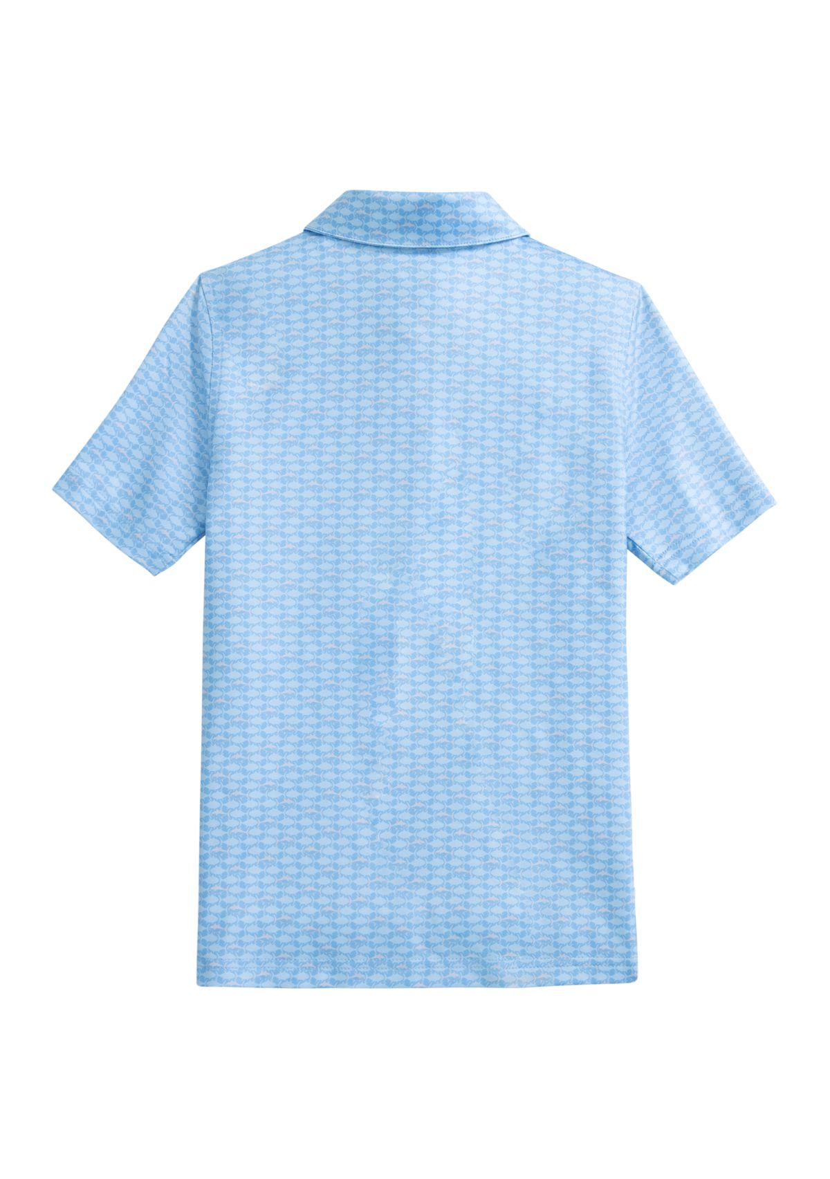 Boys 8-20 Skipping Jacks Perforated Polo Shirt 